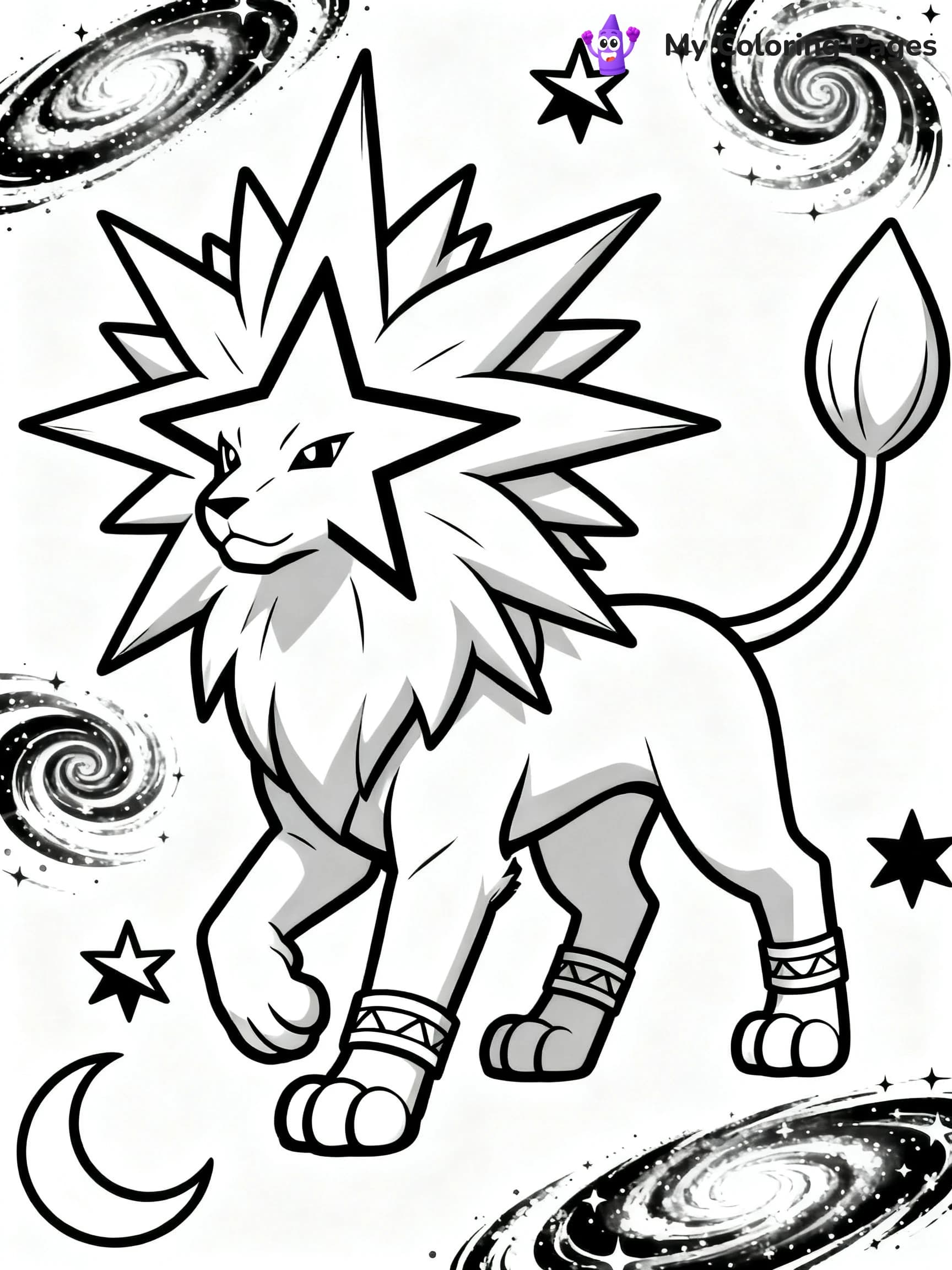 Solgaleo Coloring Pages - 3