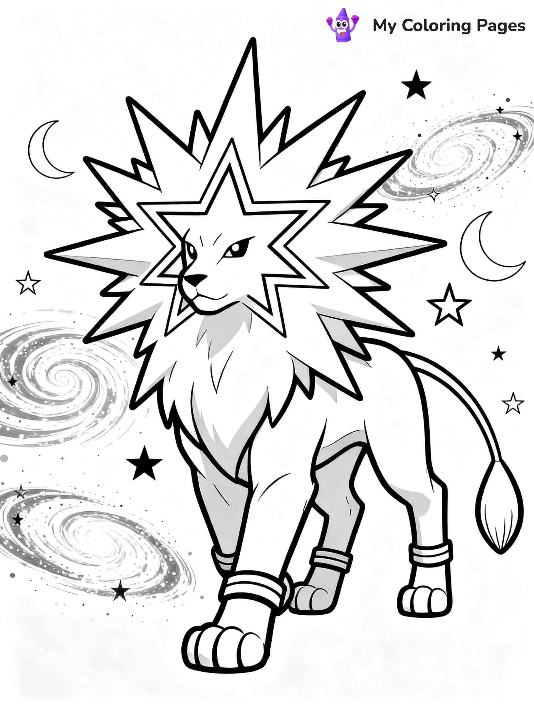 Solgaleo Coloring Pages - 2