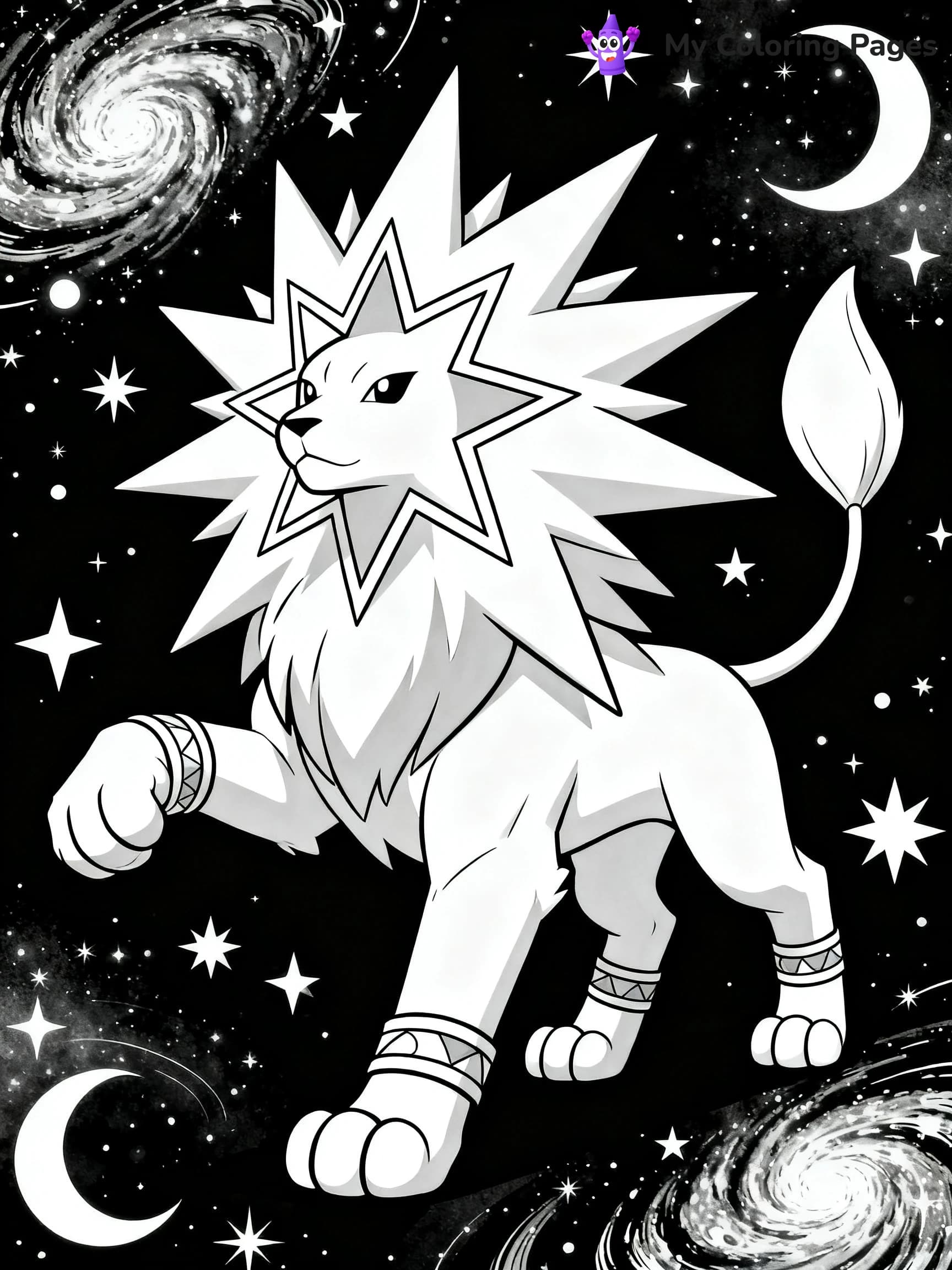 Solgaleo Coloring Pages - 1