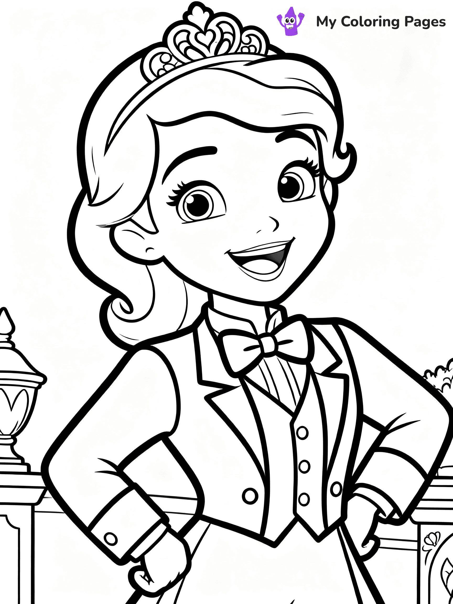 Sofia The First Coloring Pages - 17