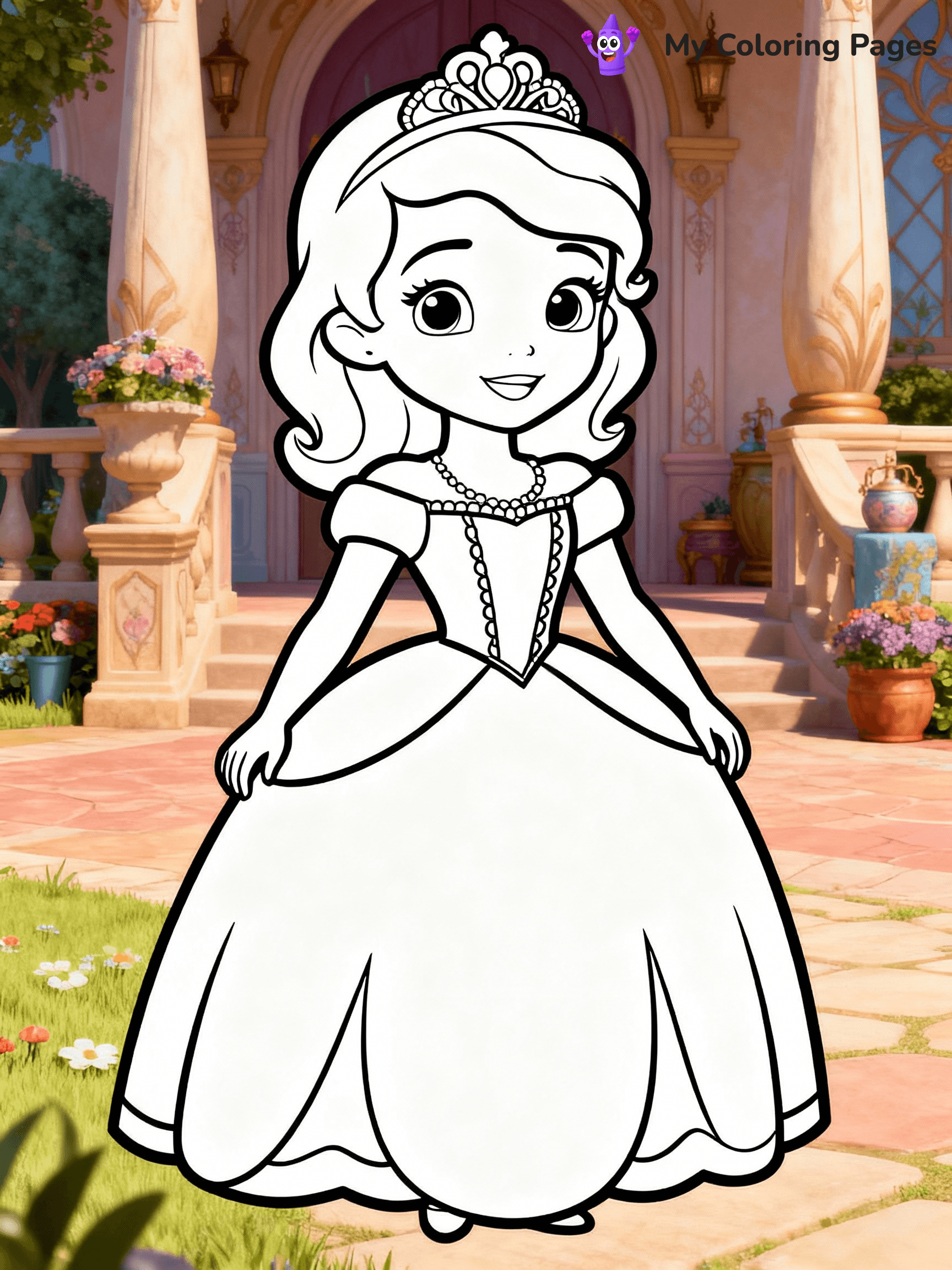 Sofia The First Coloring Pages - 15