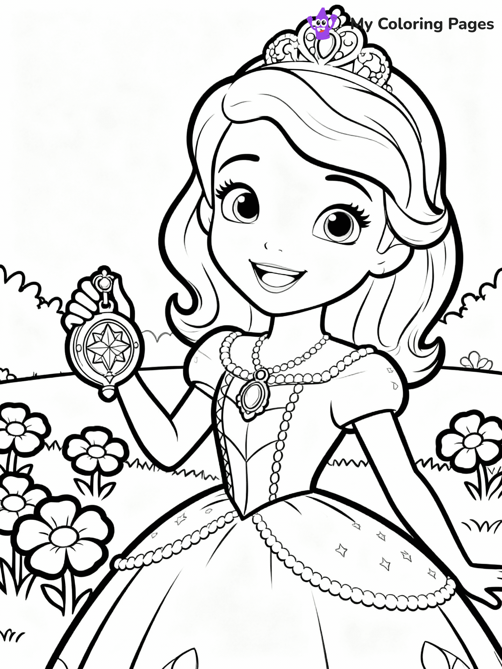 Sofia The First Coloring Pages - 12
