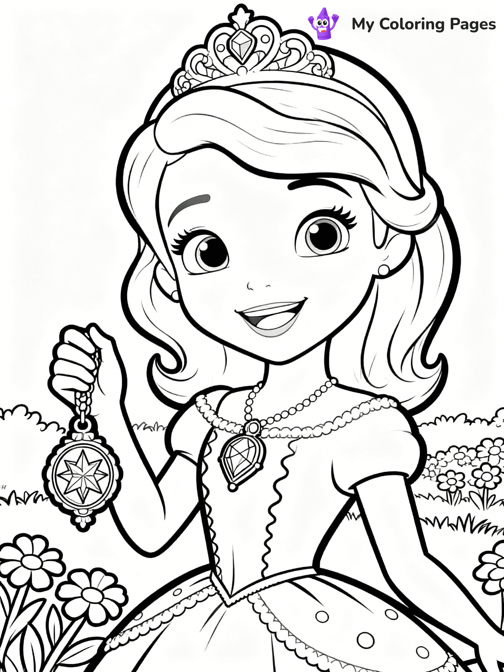 Sofia The First Coloring Pages - 11