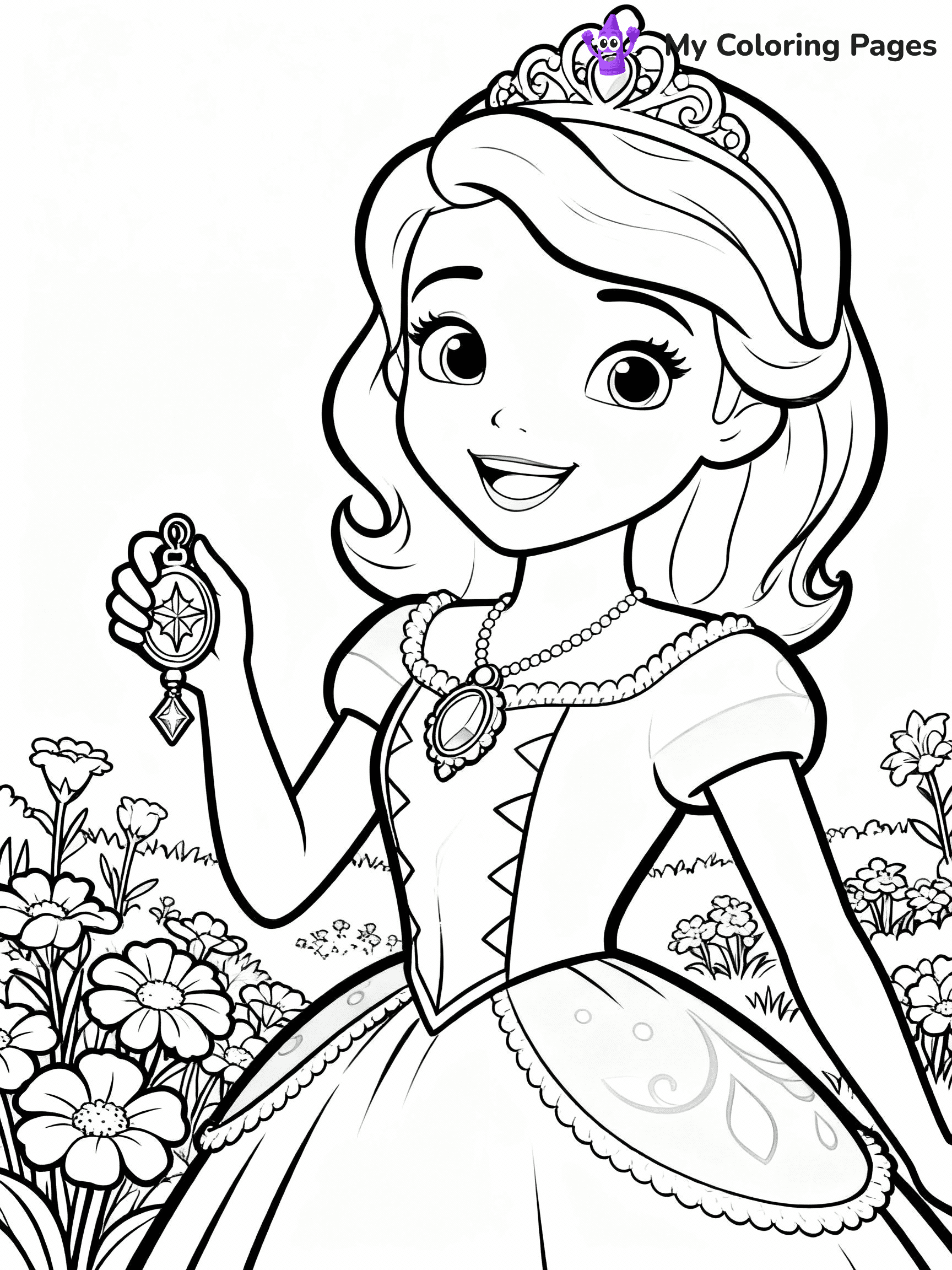 Sofia The First Coloring Pages - 10