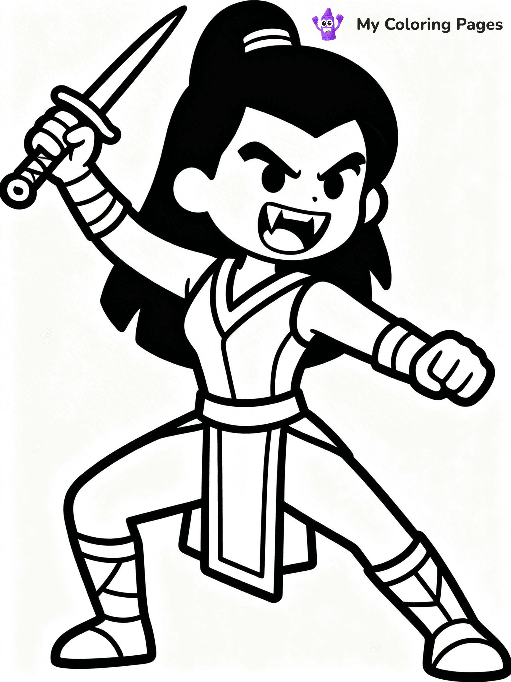 Mortal Kombat Coloring Pages - 24