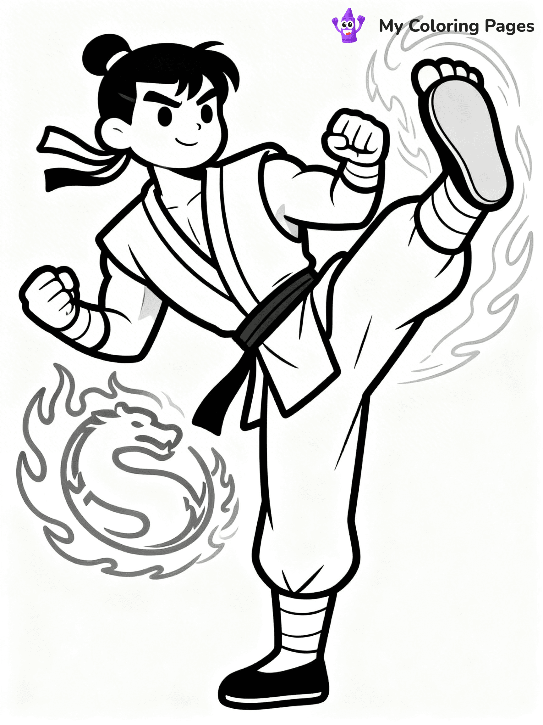 Mortal Kombat Coloring Pages - 19