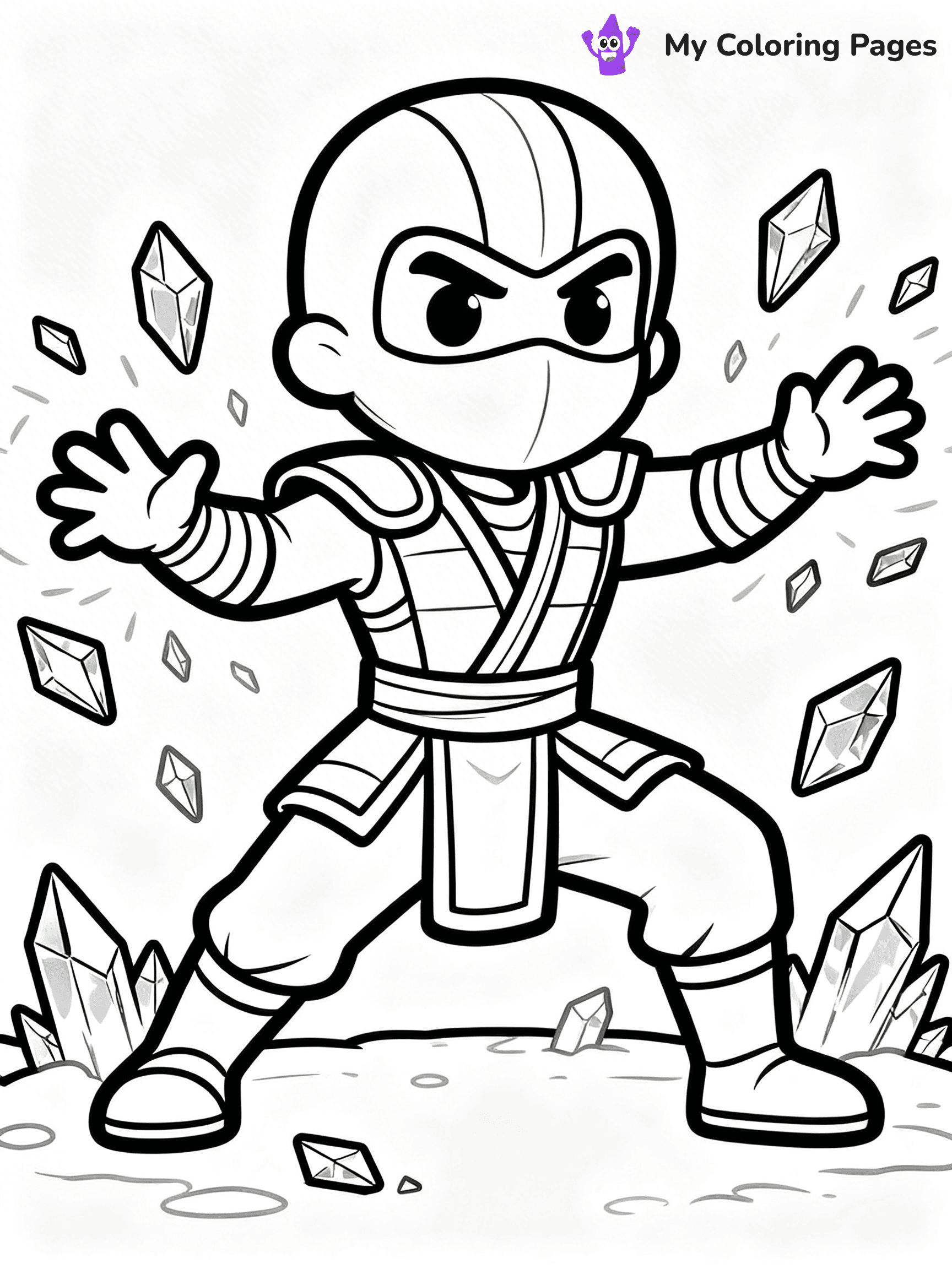 Mortal Kombat Coloring Pages - 7
