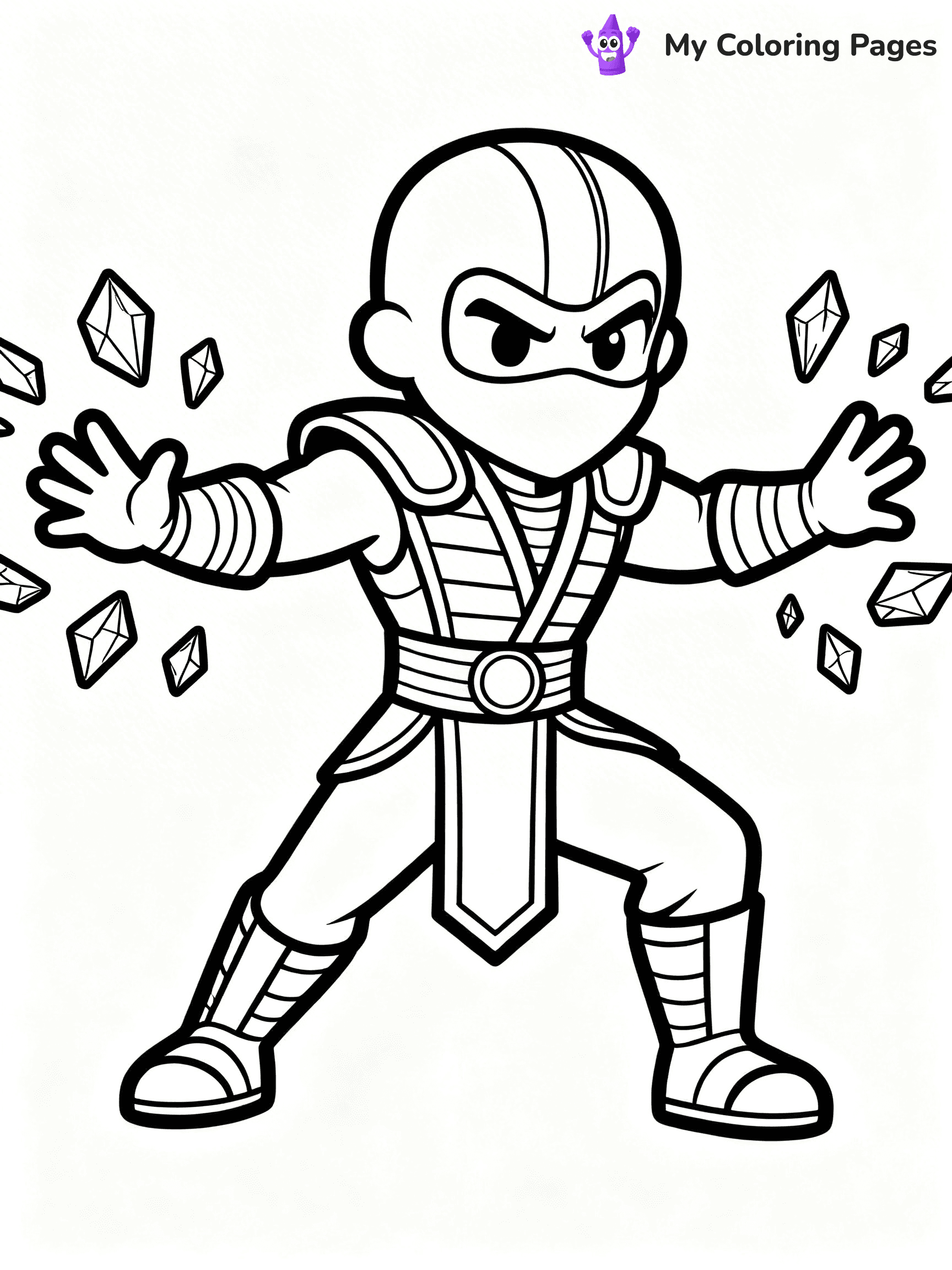 Mortal Kombat Coloring Pages - 5