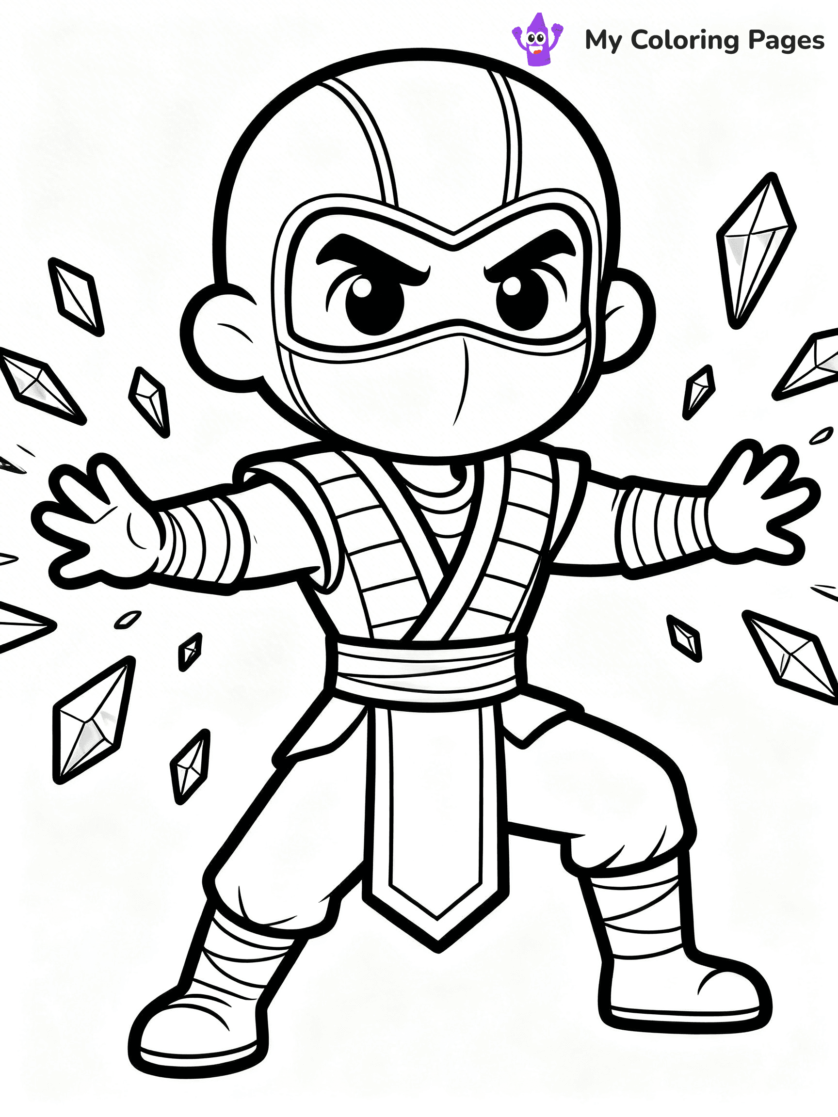 Mortal Kombat Coloring Pages - 4