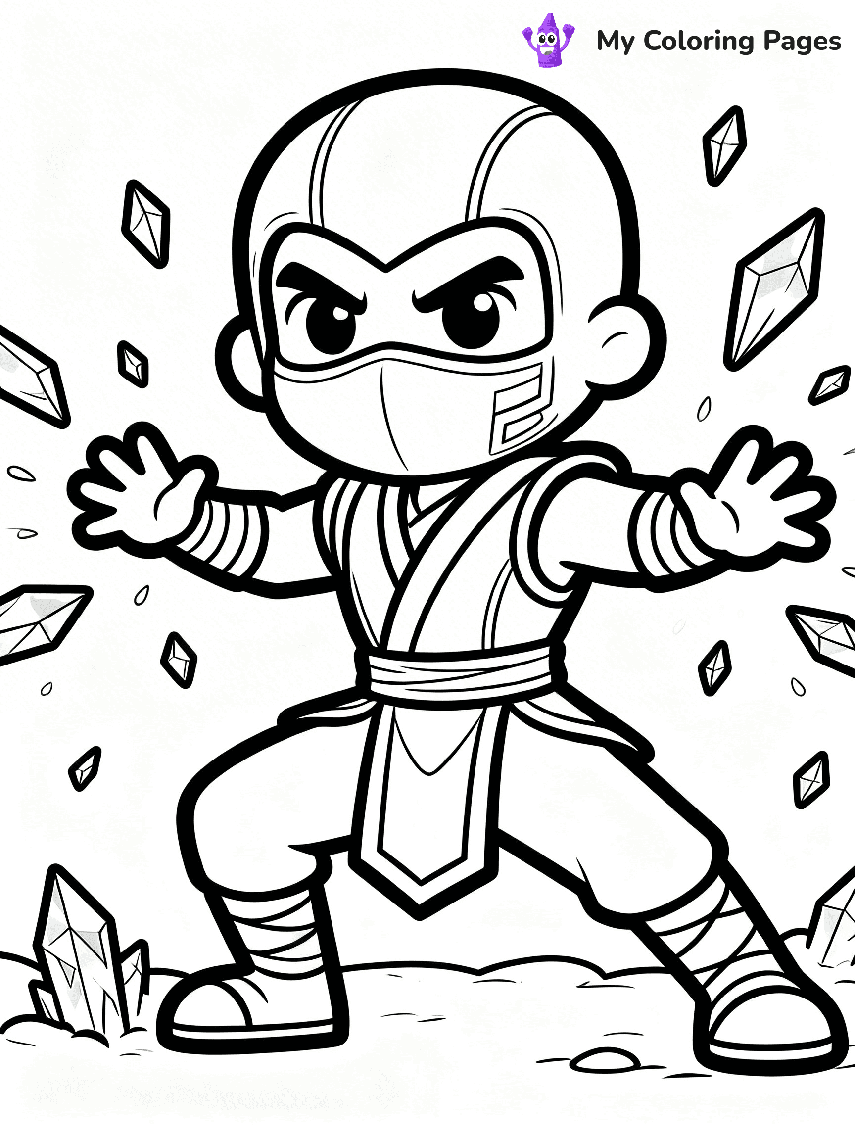 Mortal Kombat Coloring Pages - 3