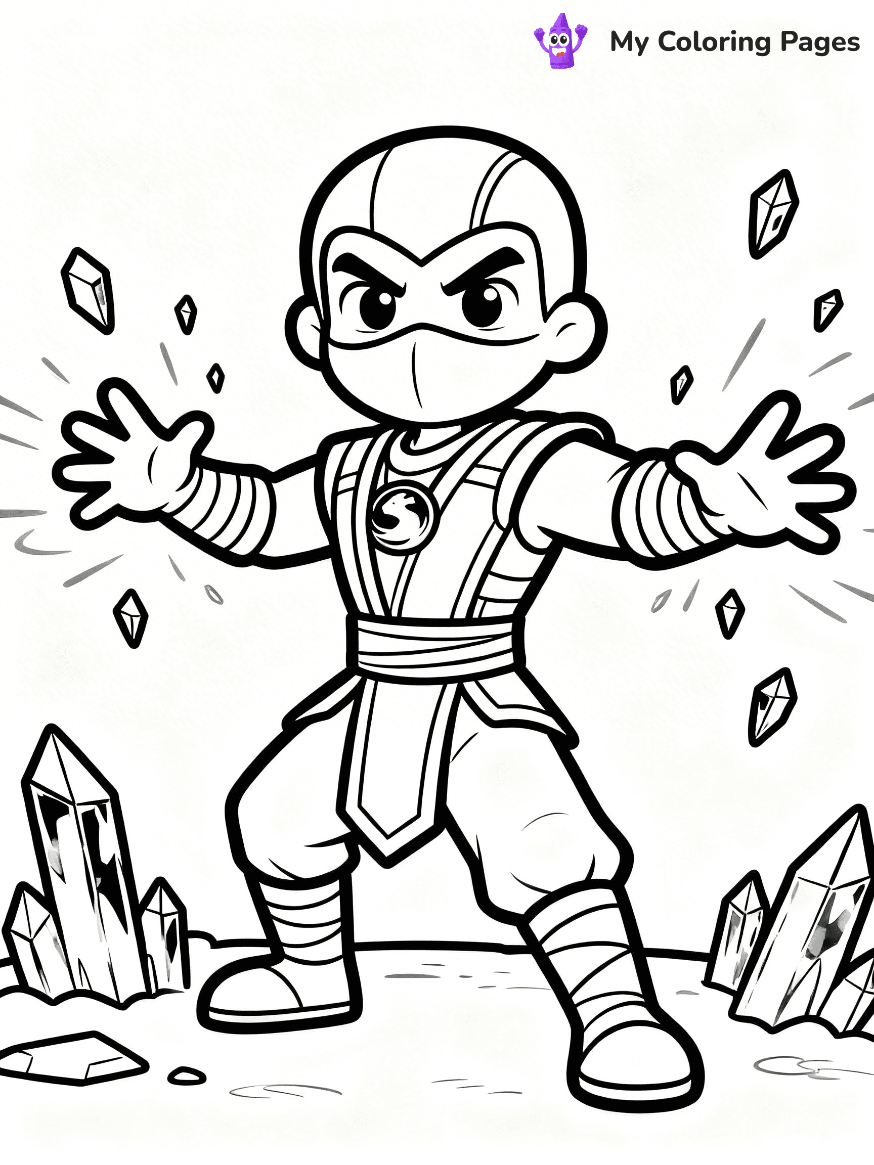 Mortal Kombat Coloring Pages - 2