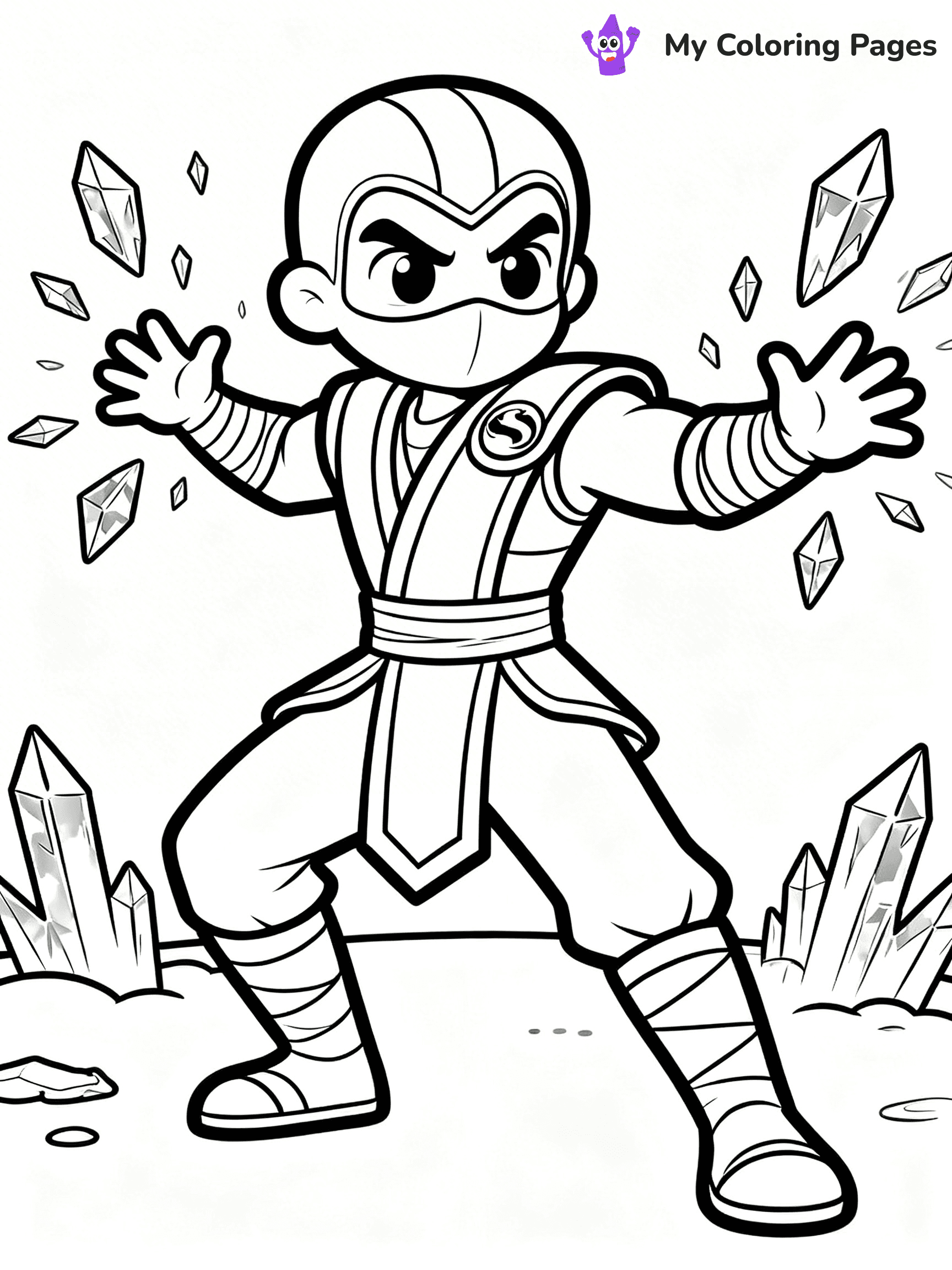 Mortal Kombat Coloring Pages - 1