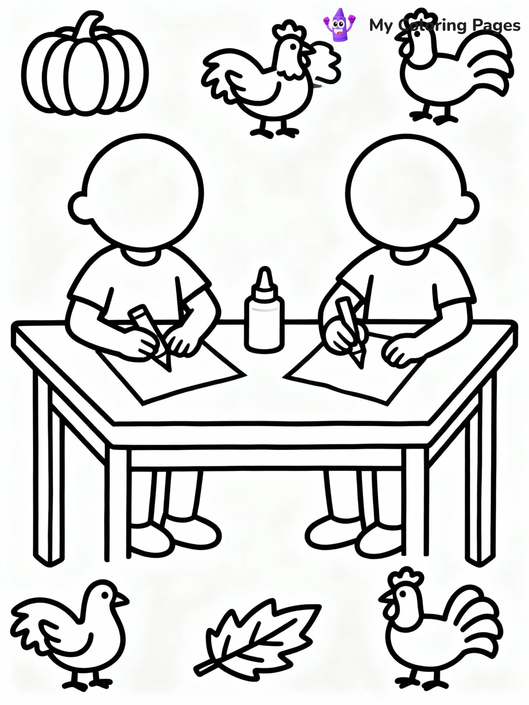Turkey Coloring Pages - 22