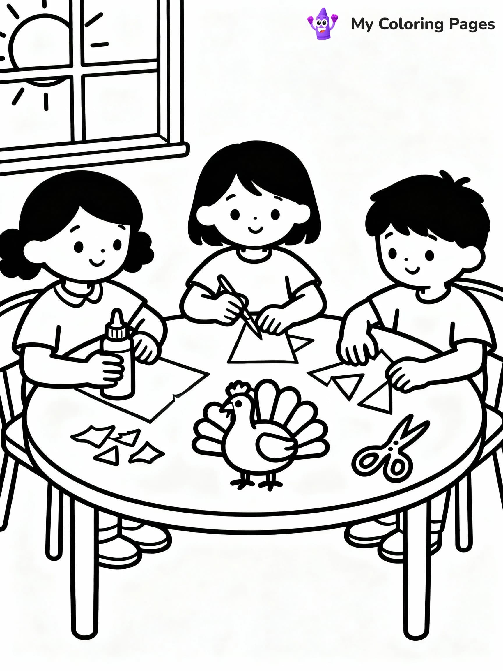 Turkey Coloring Pages - 21