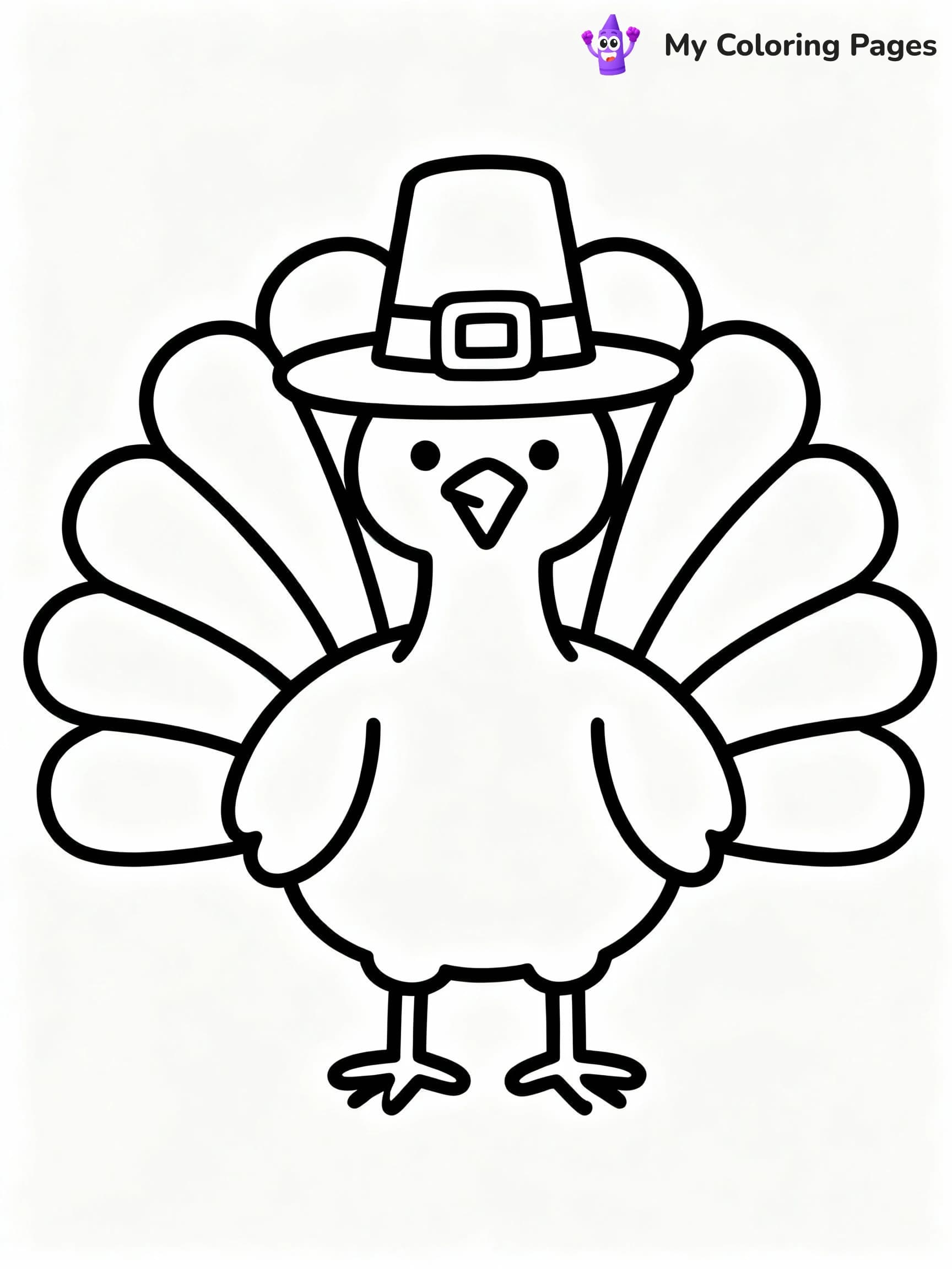 Turkey Coloring Pages - 11