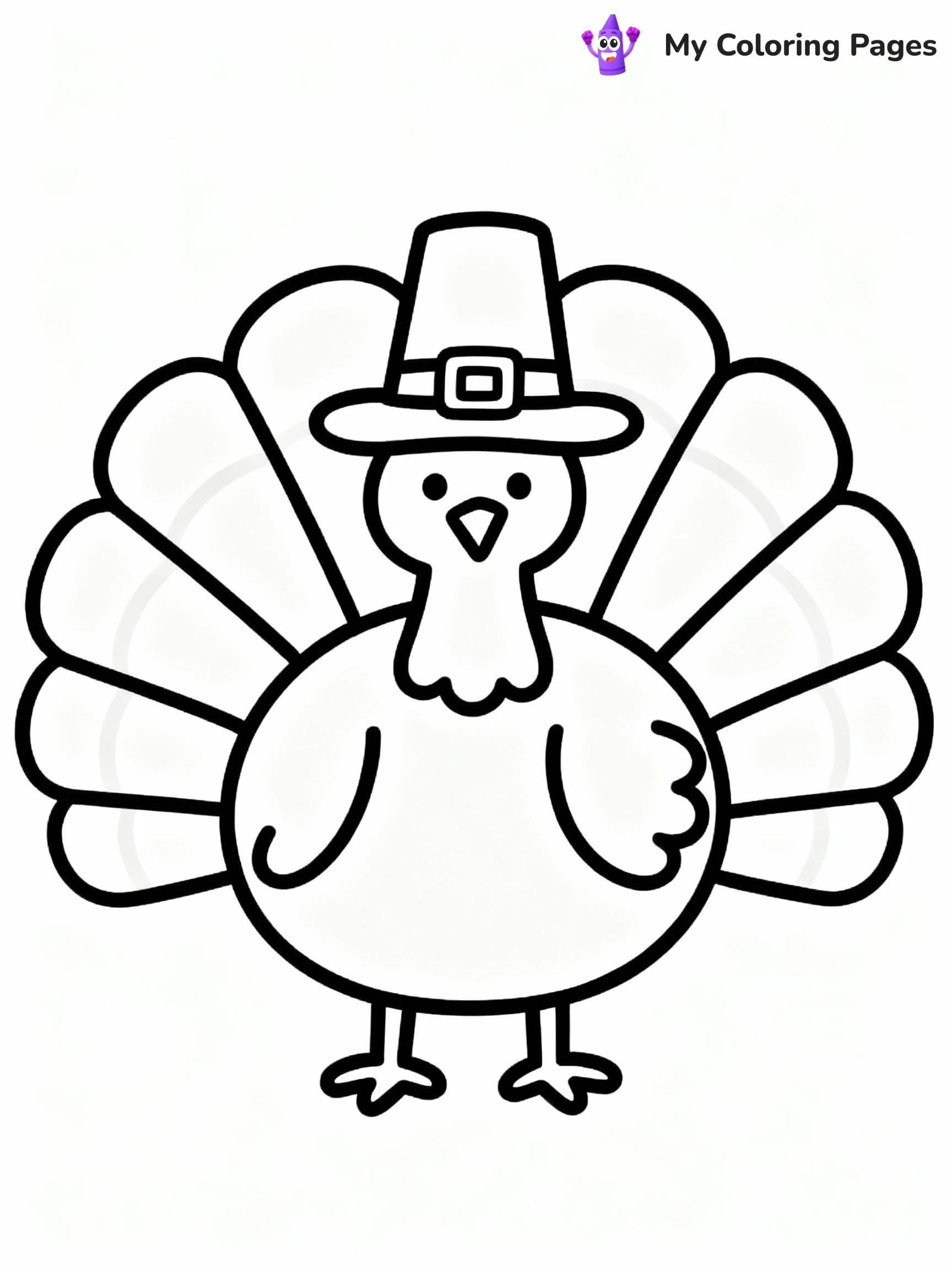 Turkey Coloring Pages - 10