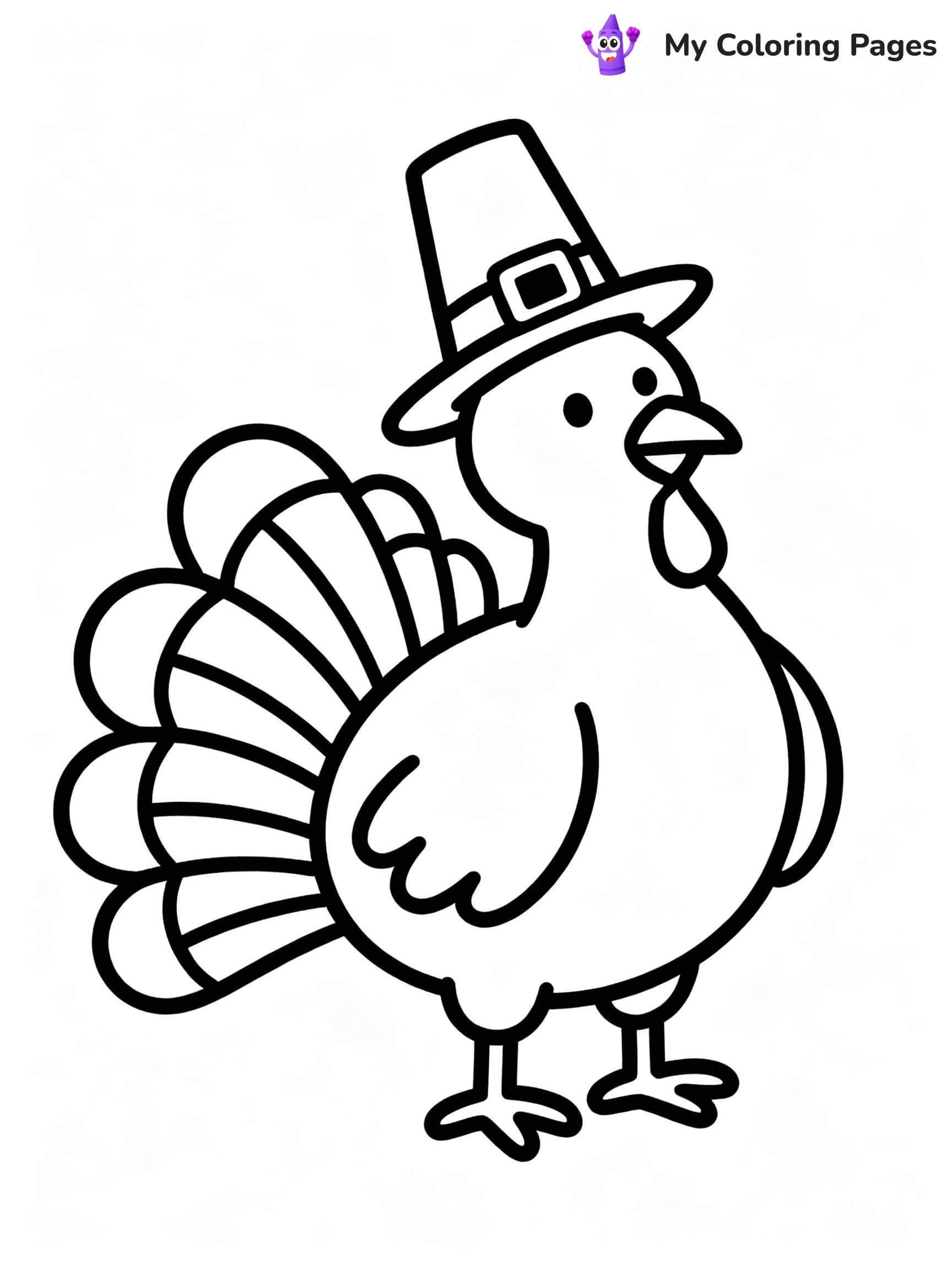 Turkey Coloring Pages - 9