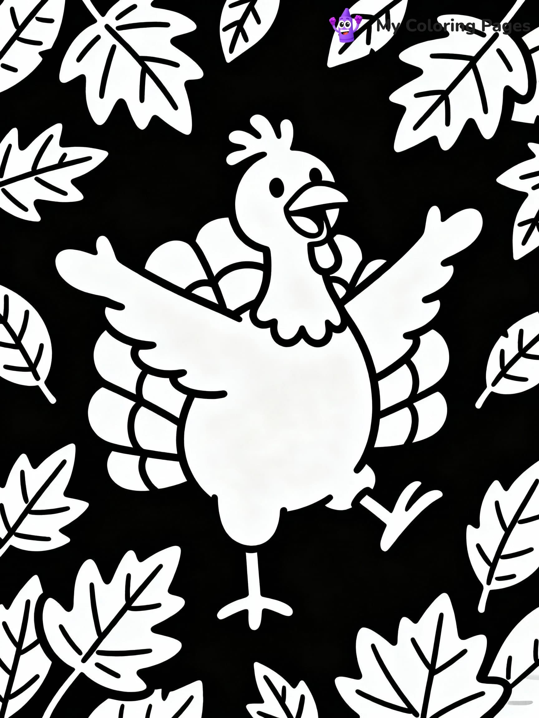 Turkey Coloring Pages - 5