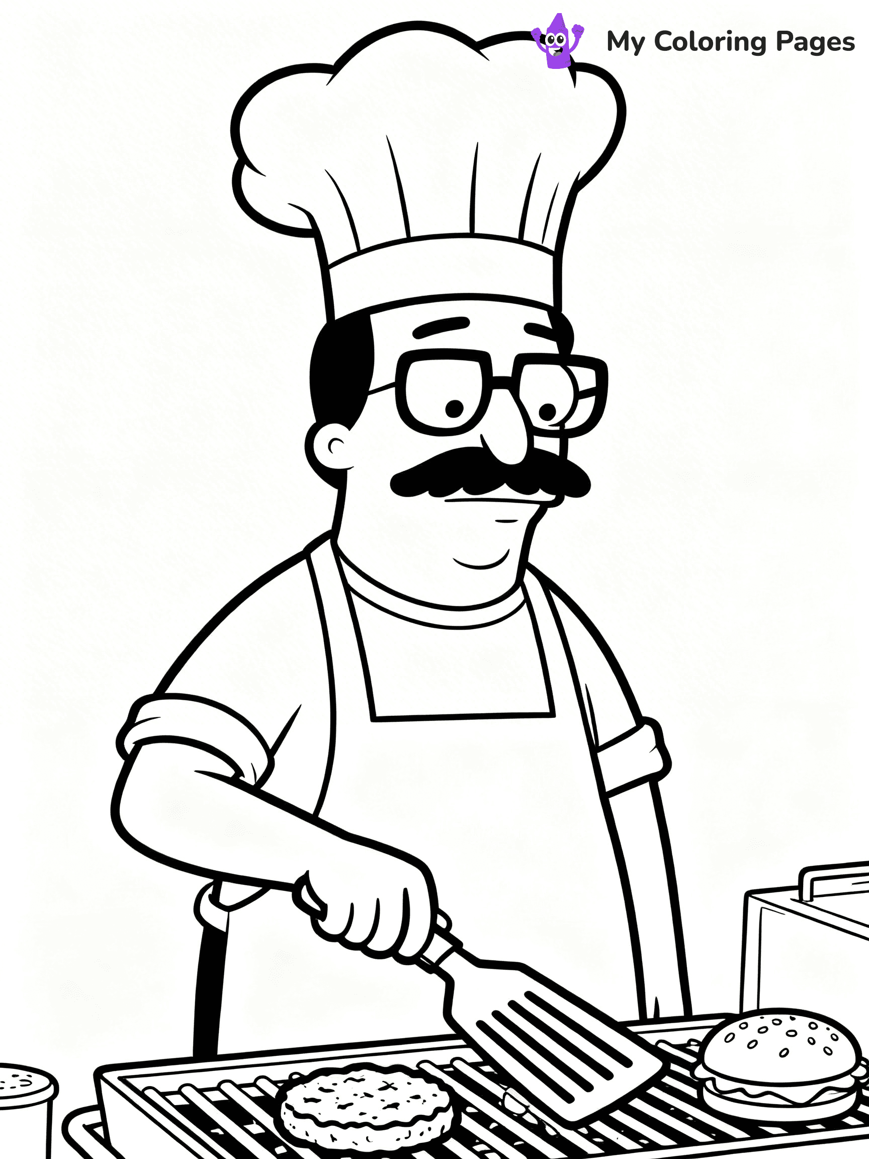 Bob's Burgers Coloring Pages - 1