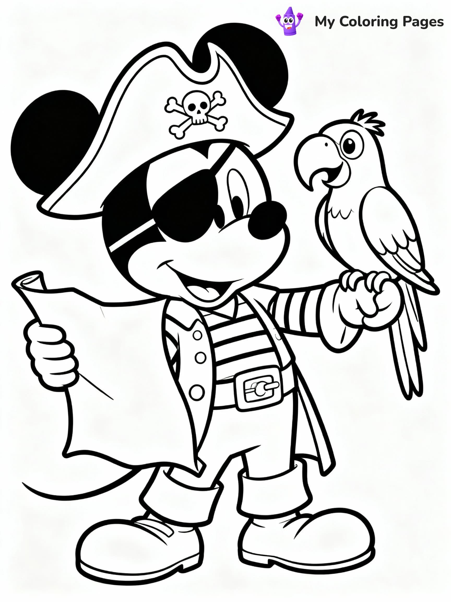 Mickey Mouse Coloring Pages - 19
