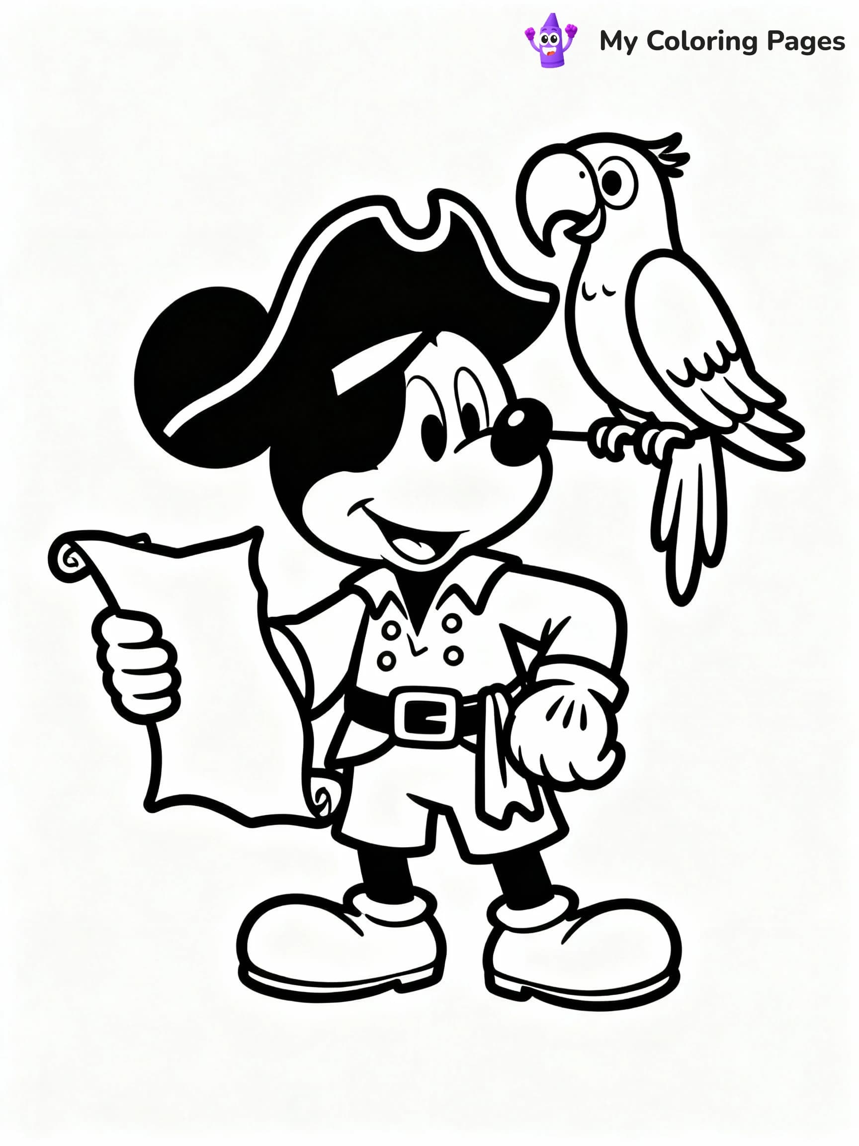 Mickey Mouse Coloring Pages - 18