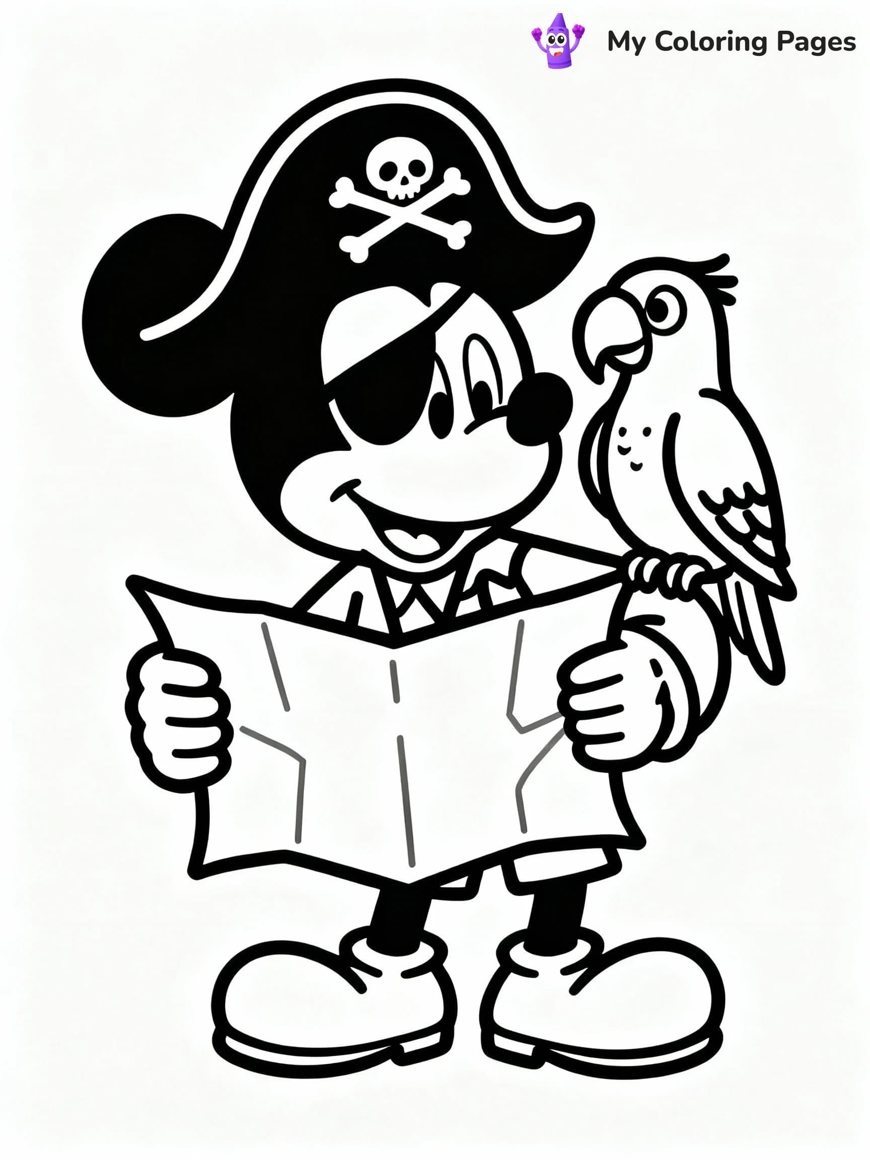 Mickey Mouse Coloring Pages - 17