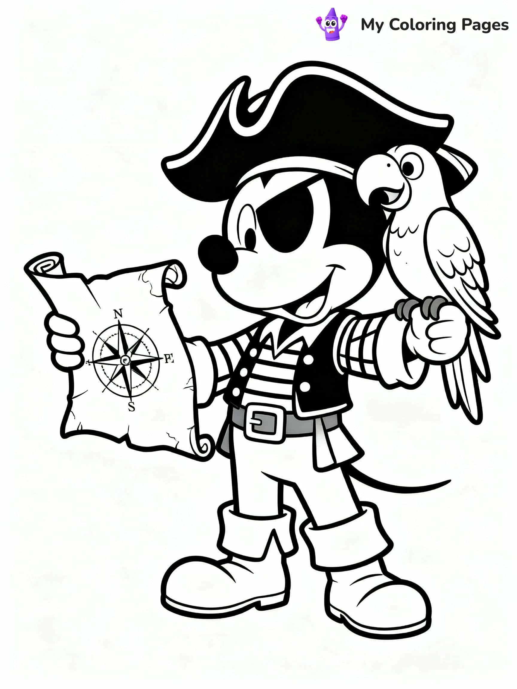 Mickey Mouse Coloring Pages - 16