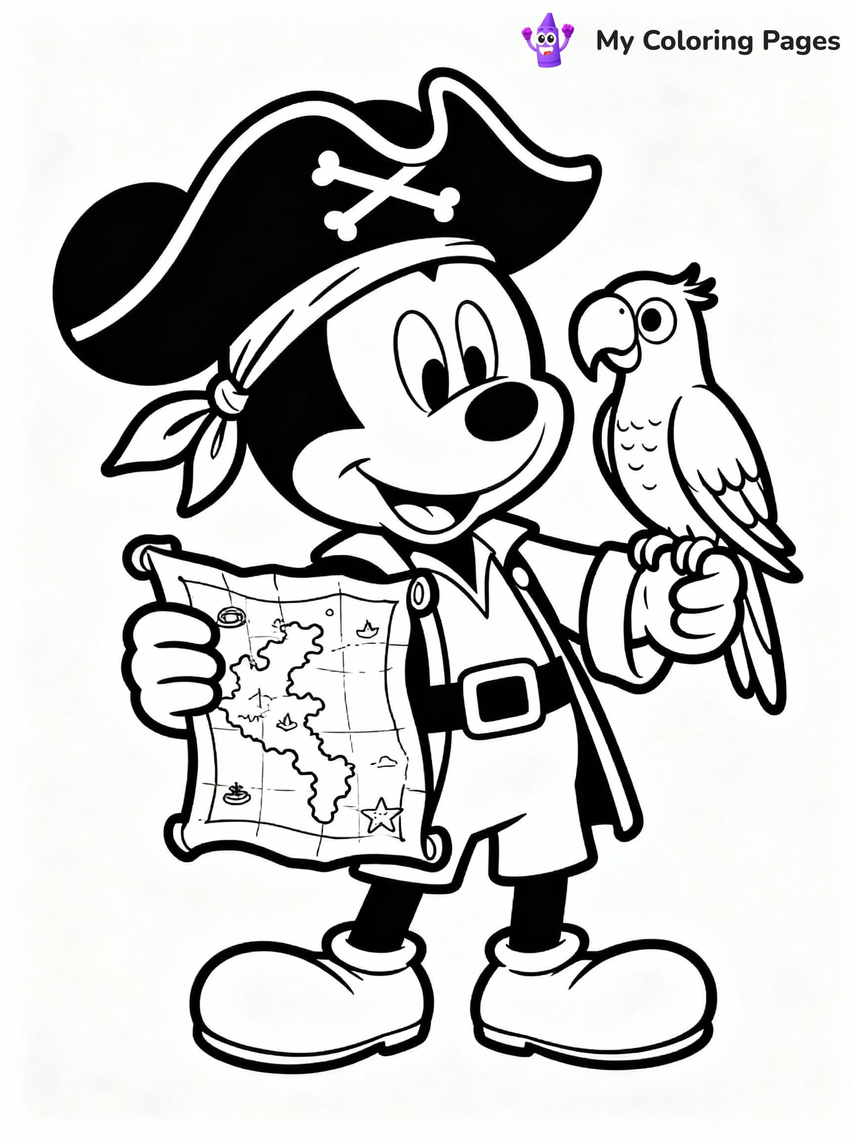 Mickey Mouse Coloring Pages - 15