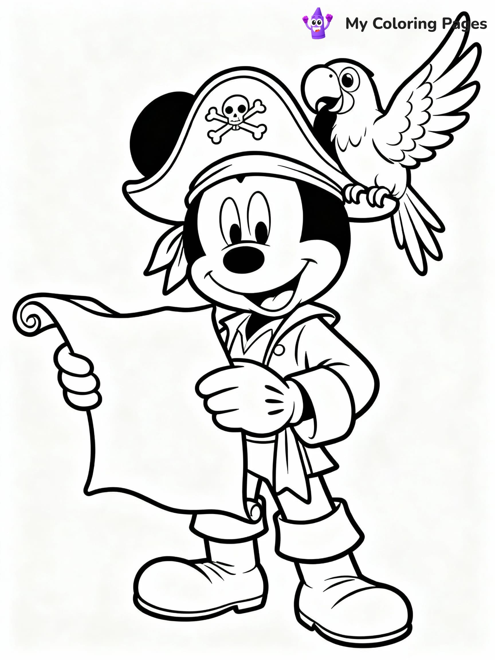 Mickey Mouse Coloring Pages - 13