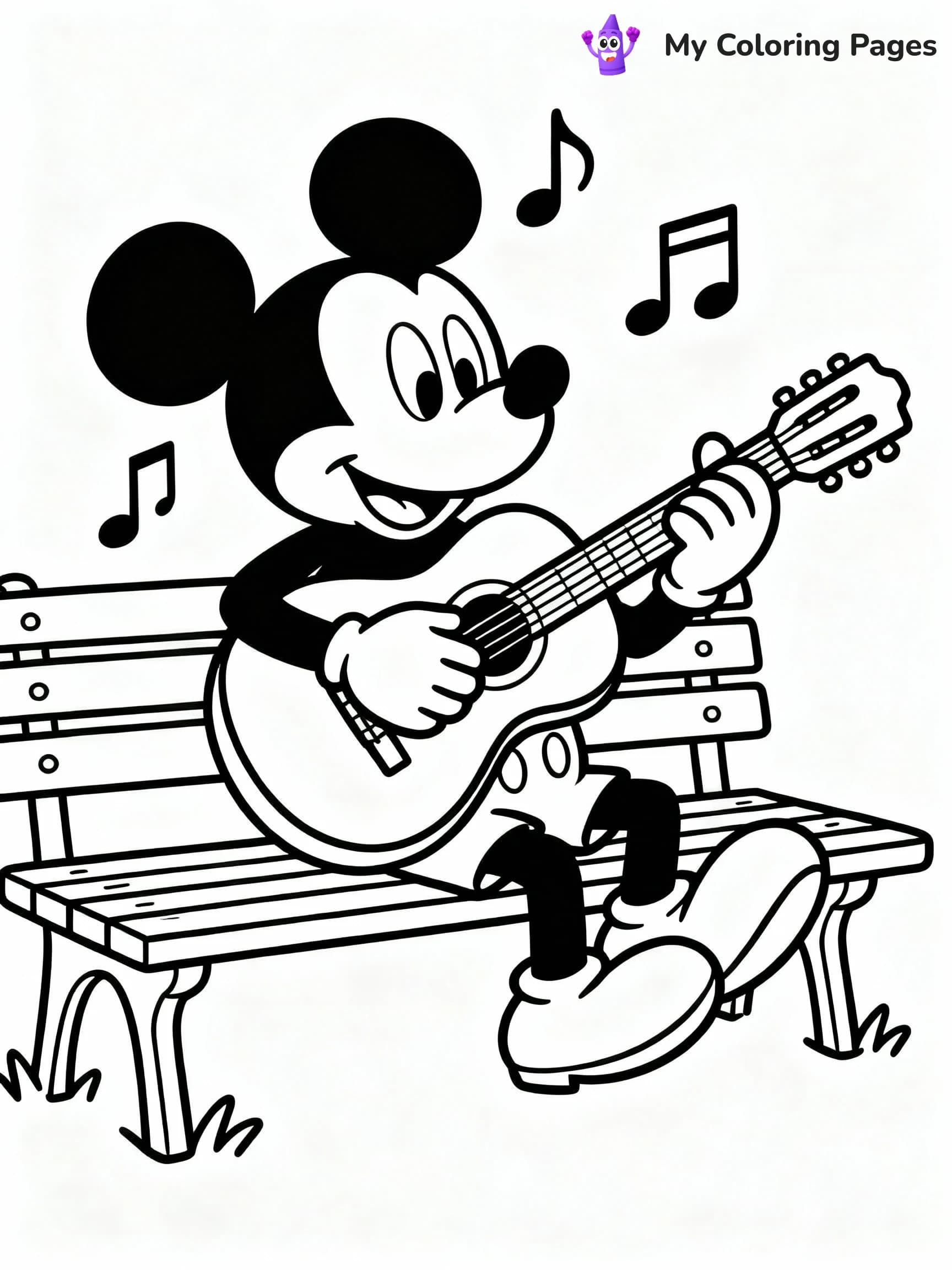 Mickey Mouse Coloring Pages - 11
