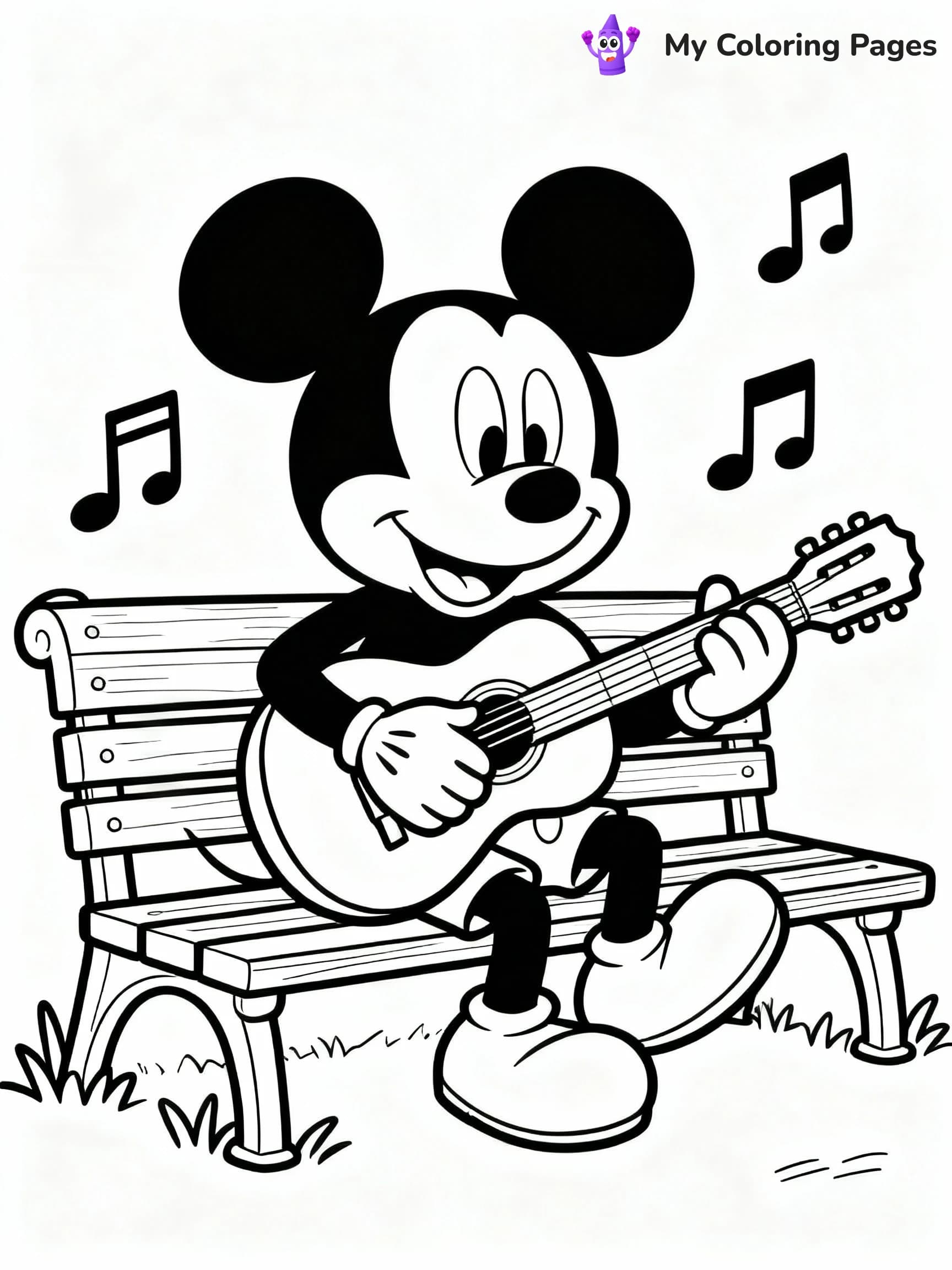 Mickey Mouse Coloring Pages - 10