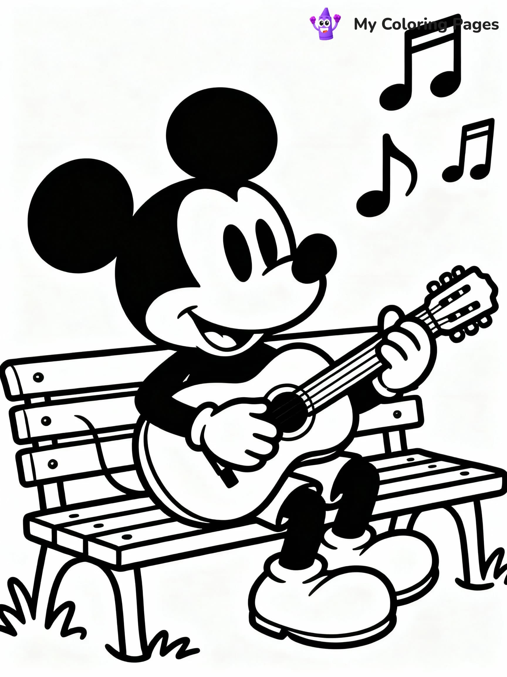 Mickey Mouse Coloring Pages - 9