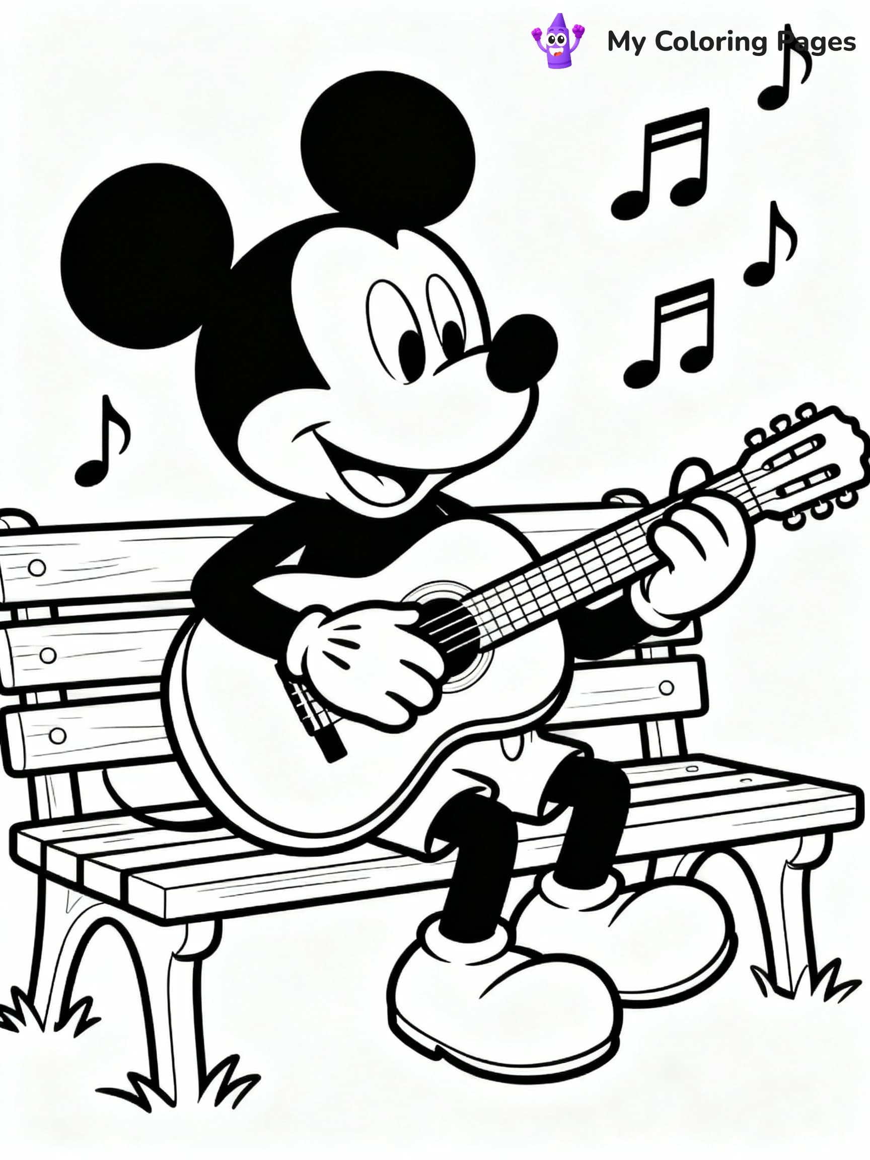 Mickey Mouse Coloring Pages - 8