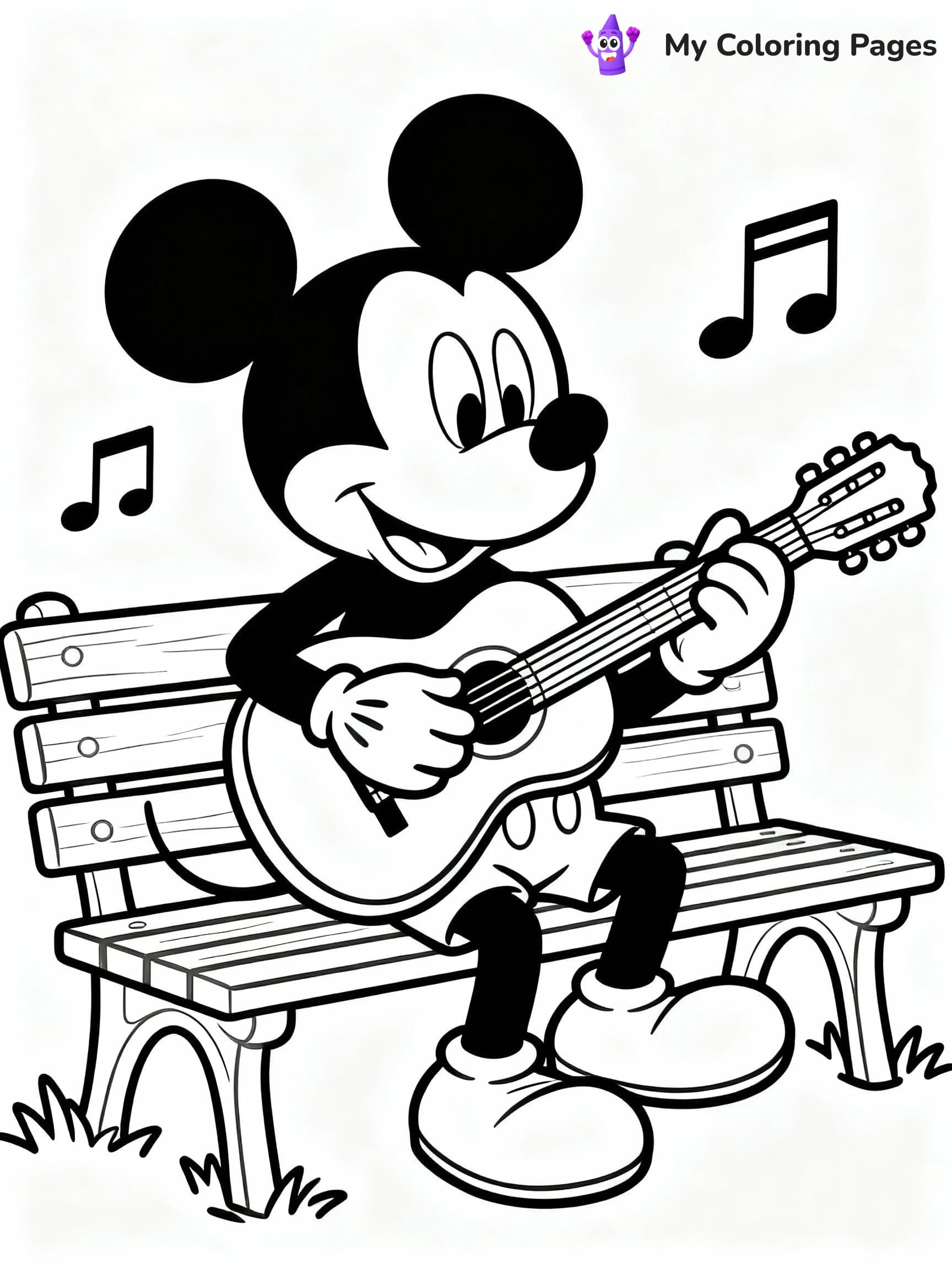 Mickey Mouse Coloring Pages - 7