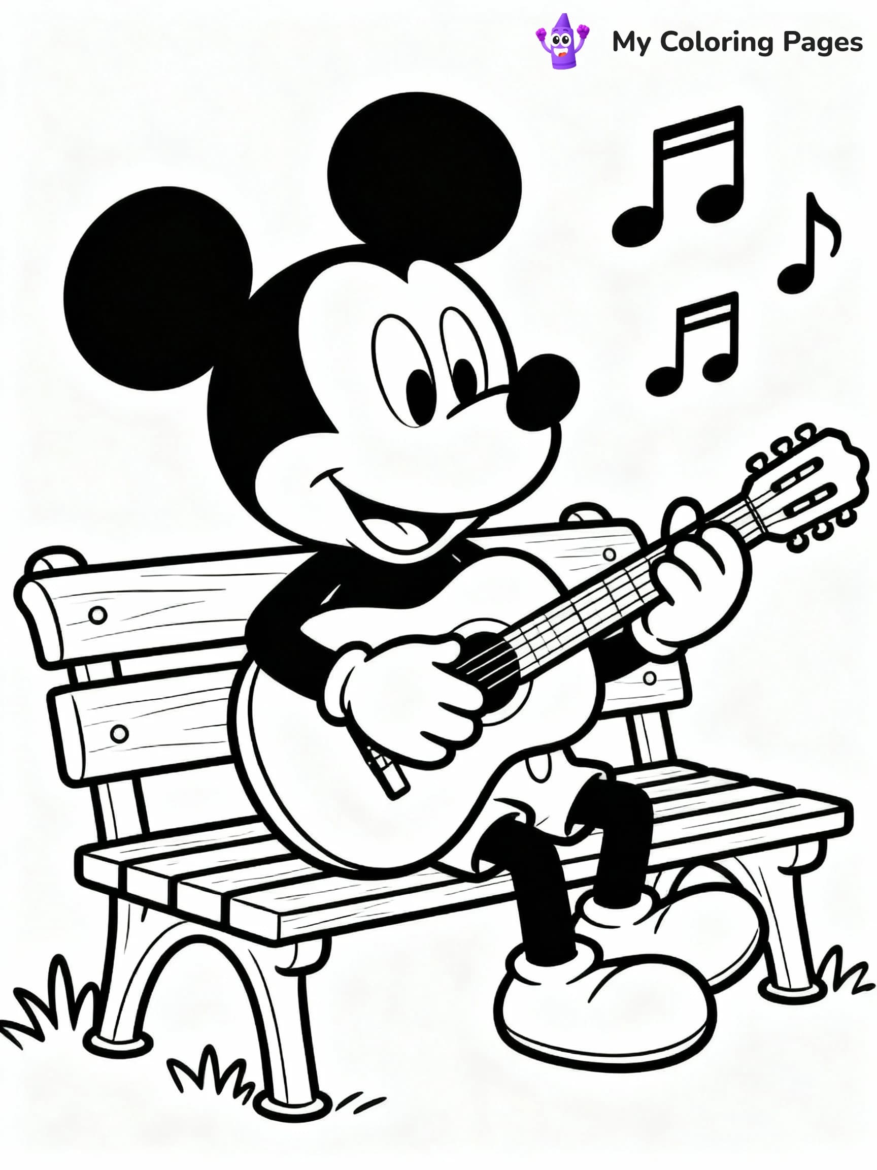 Mickey Mouse Coloring Pages - 6