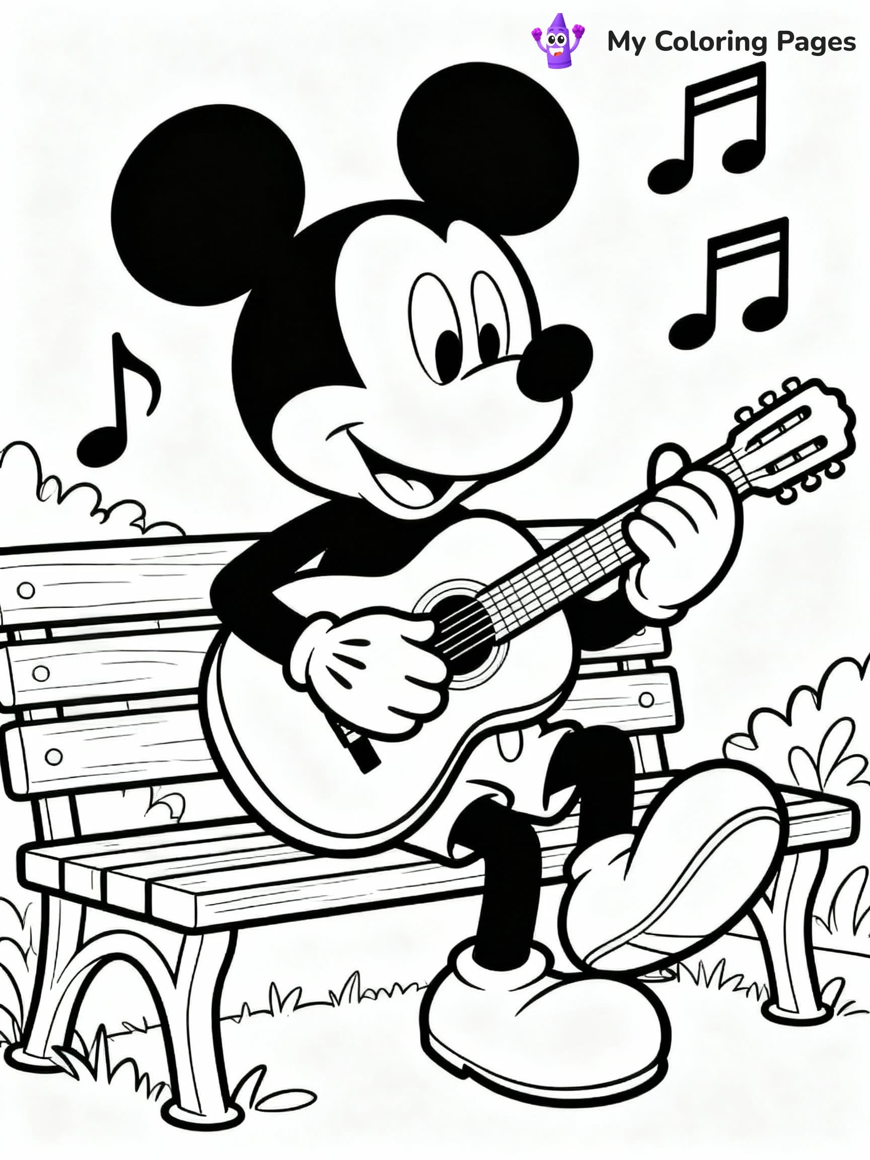 Mickey Mouse Coloring Pages - 5
