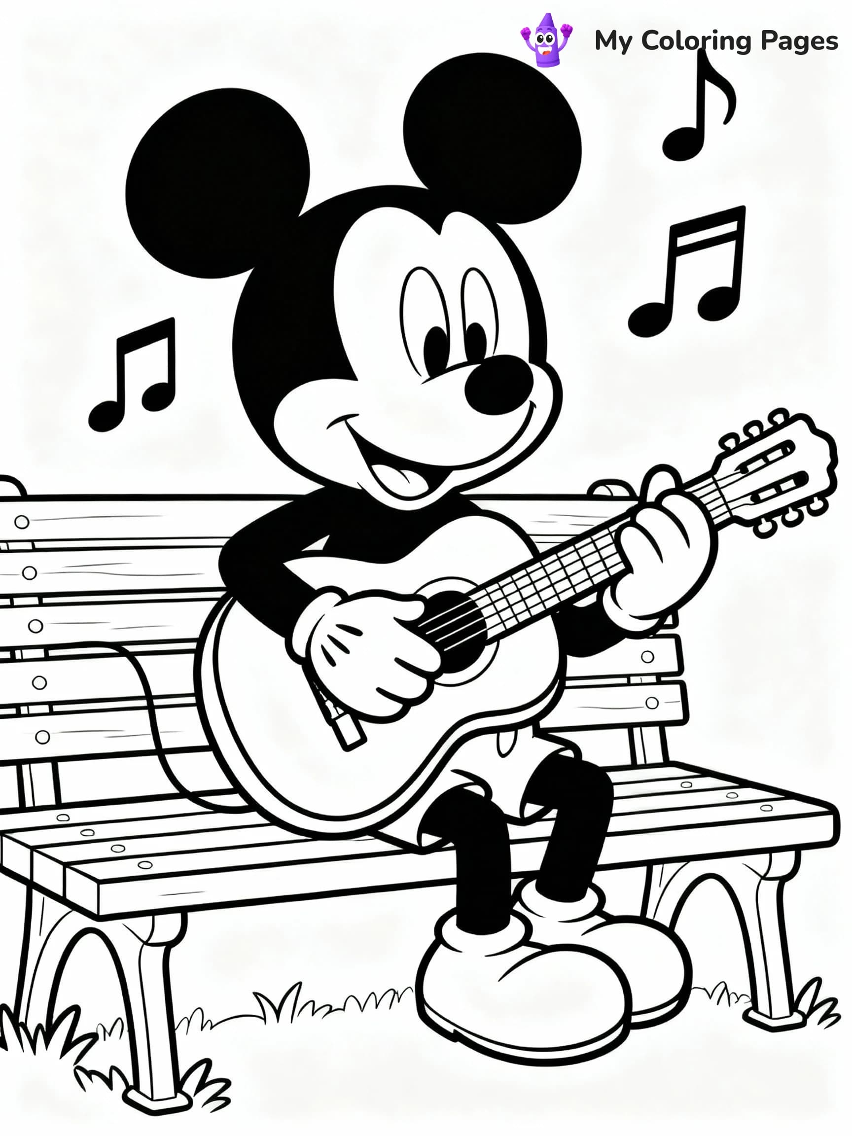 Mickey Mouse Coloring Pages - 4