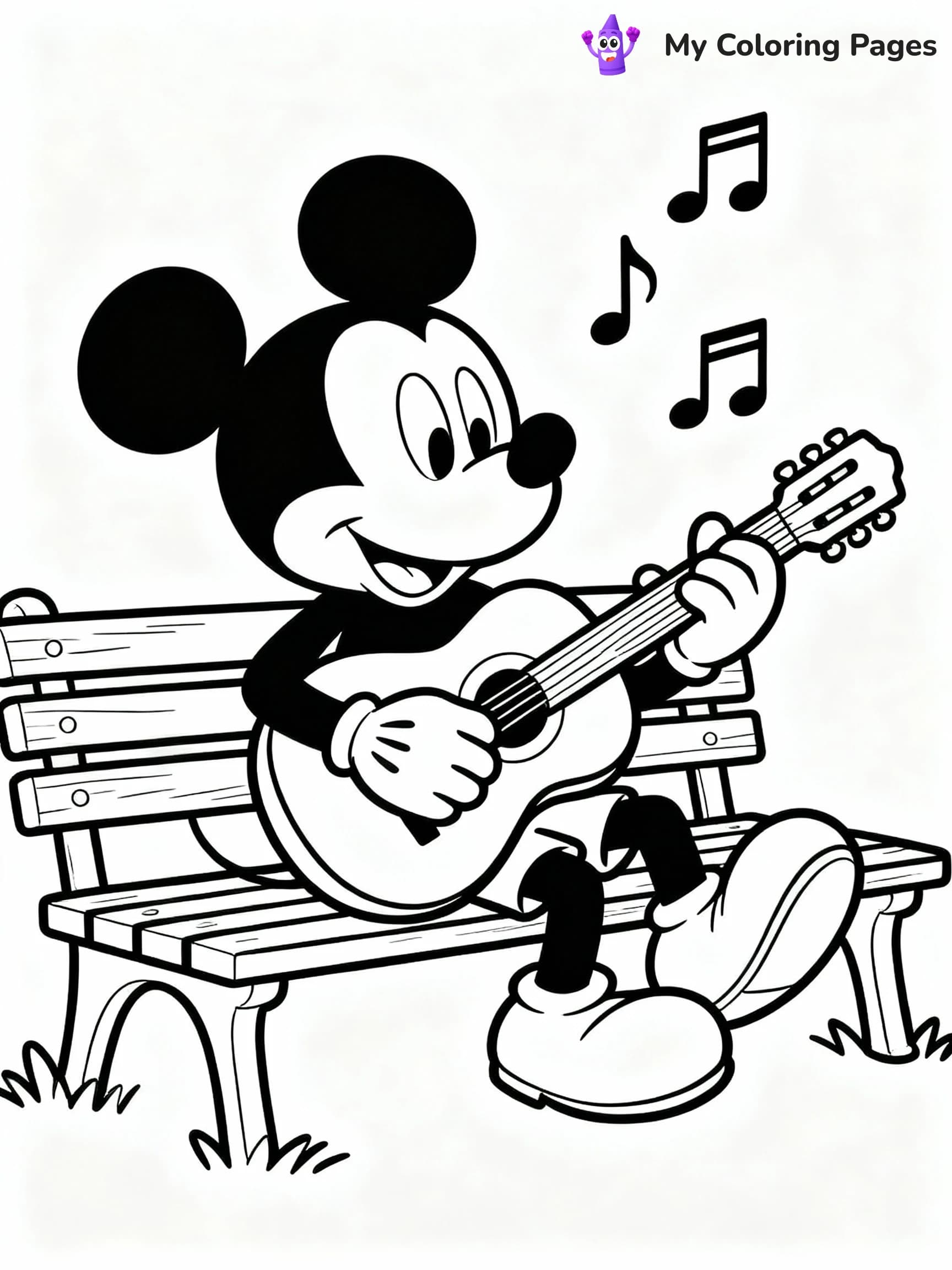 Mickey Mouse Coloring Pages - 3