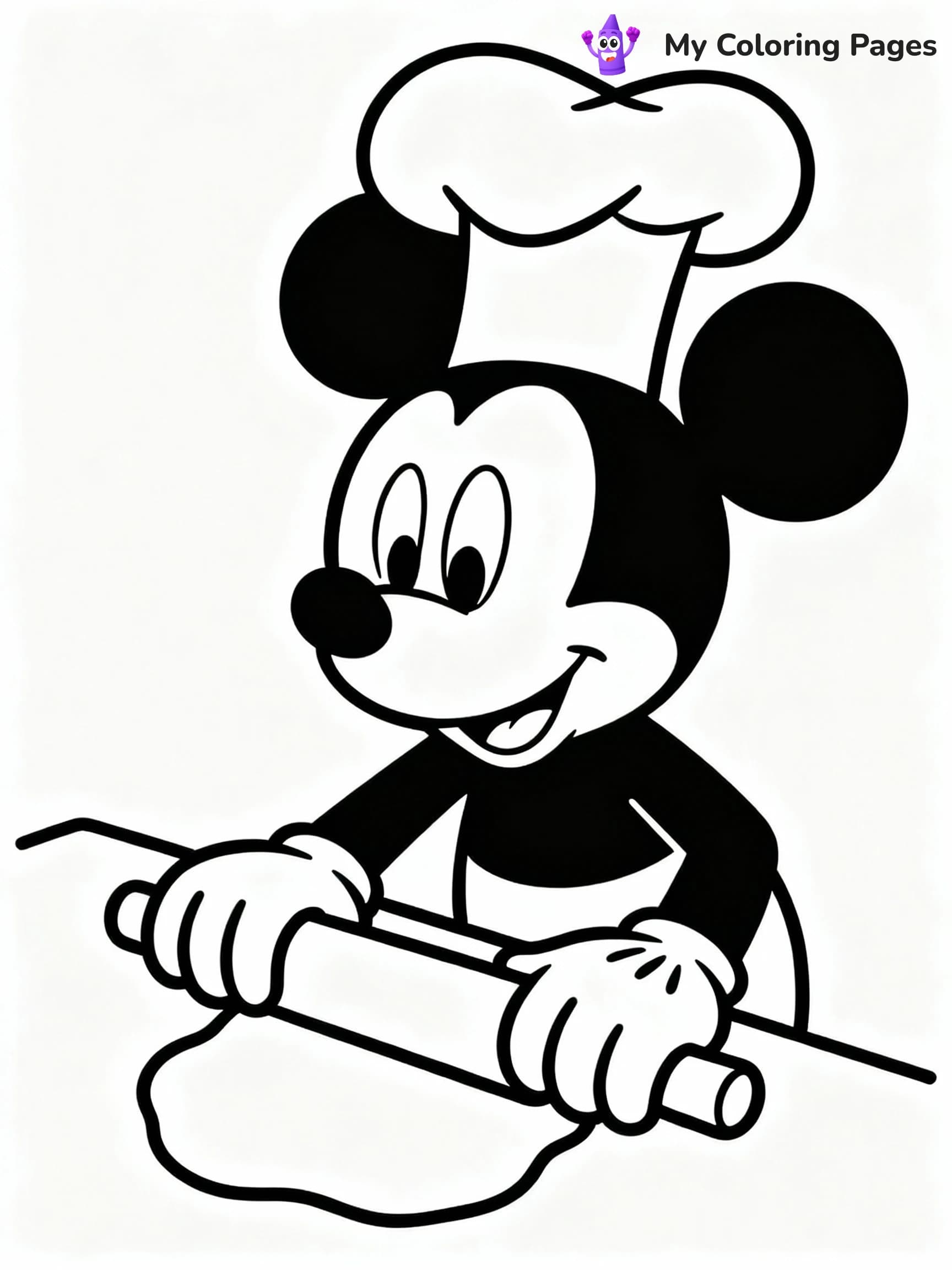 Mickey Mouse Coloring Pages - 2