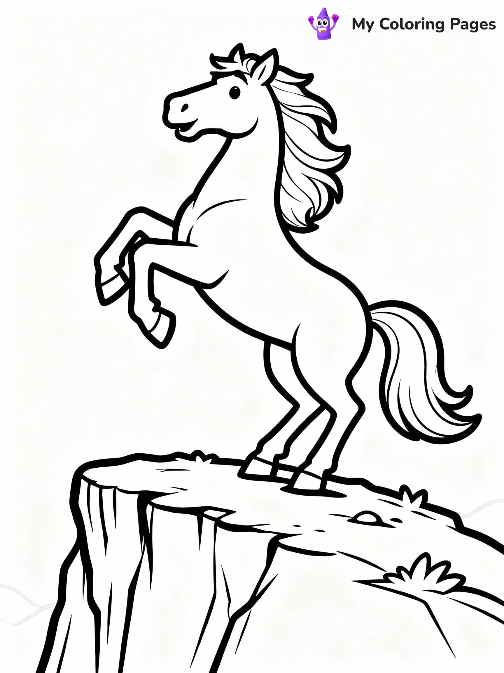 Horse Coloring Pages - 22