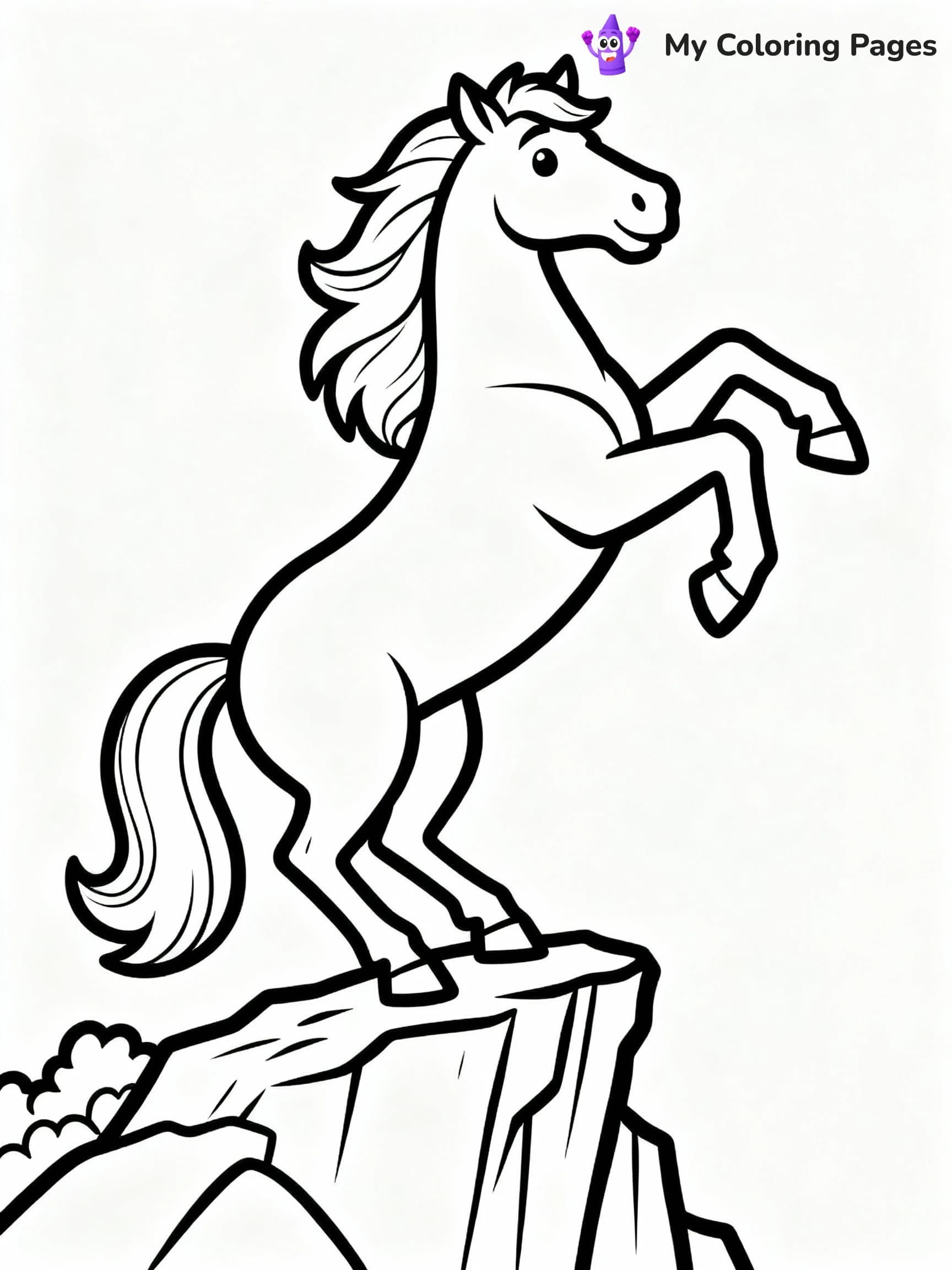 Horse Coloring Pages - 20