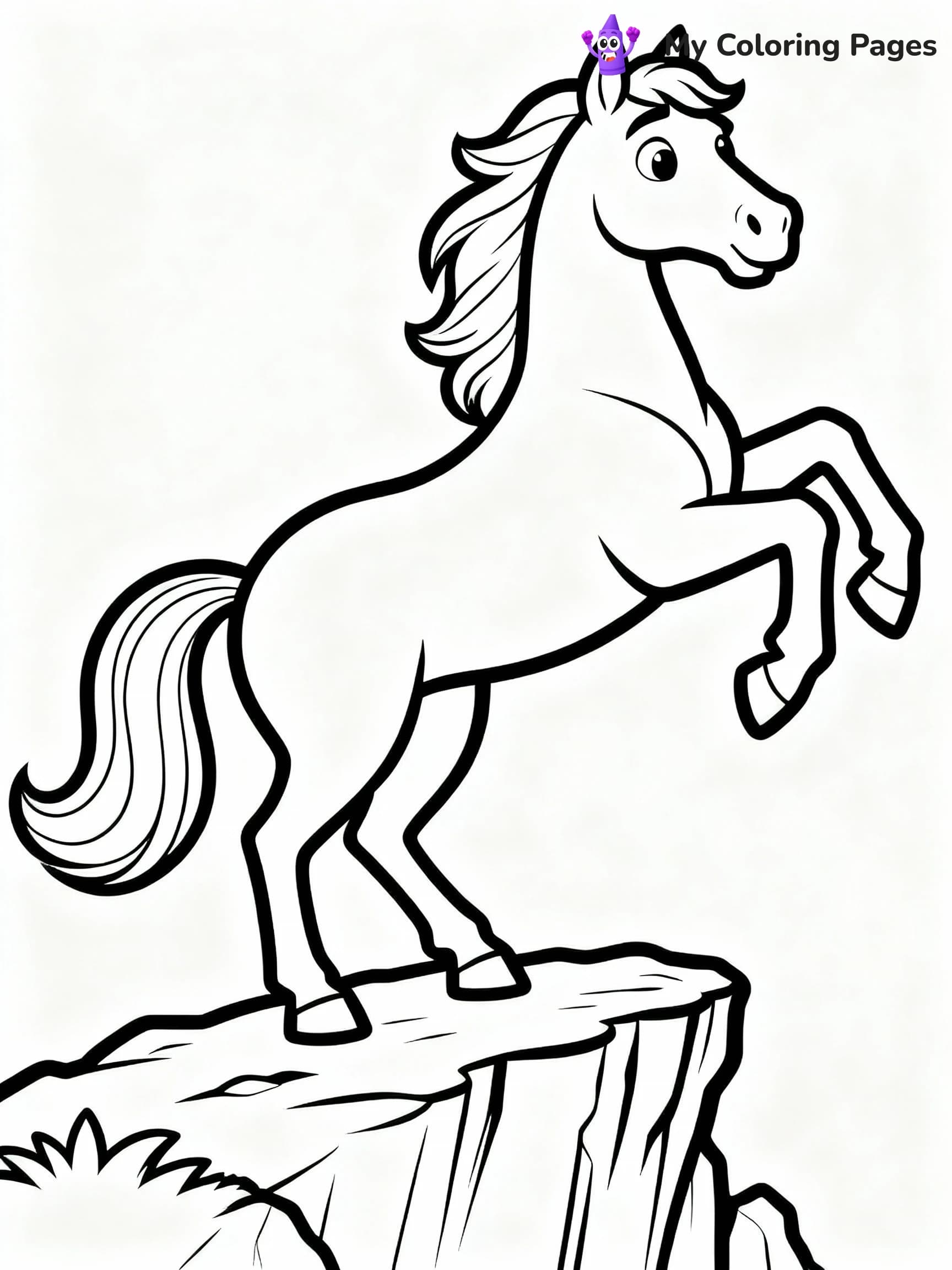 Horse Coloring Pages - 19