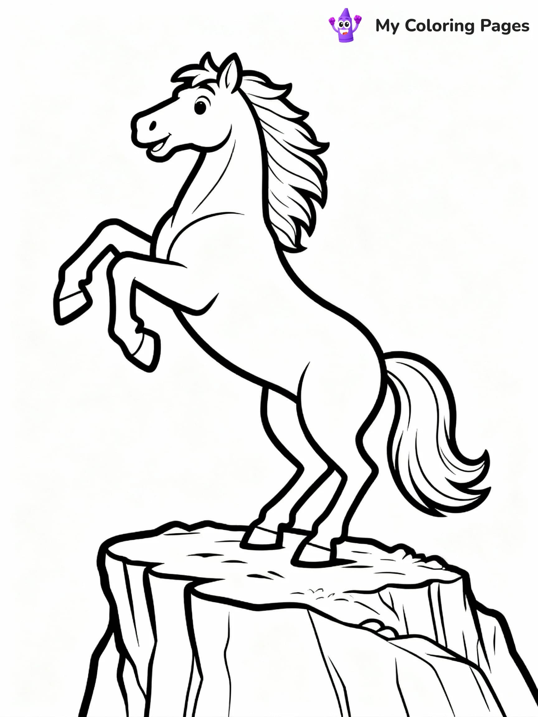 Horse Coloring Pages - 18