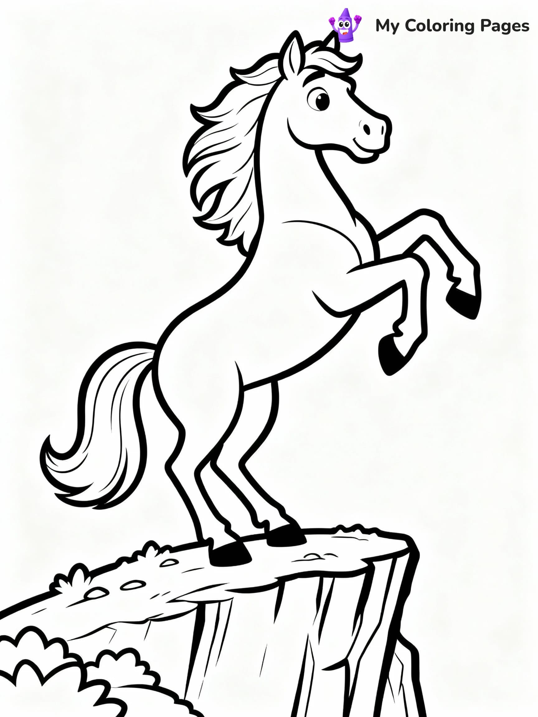 Horse Coloring Pages - 16