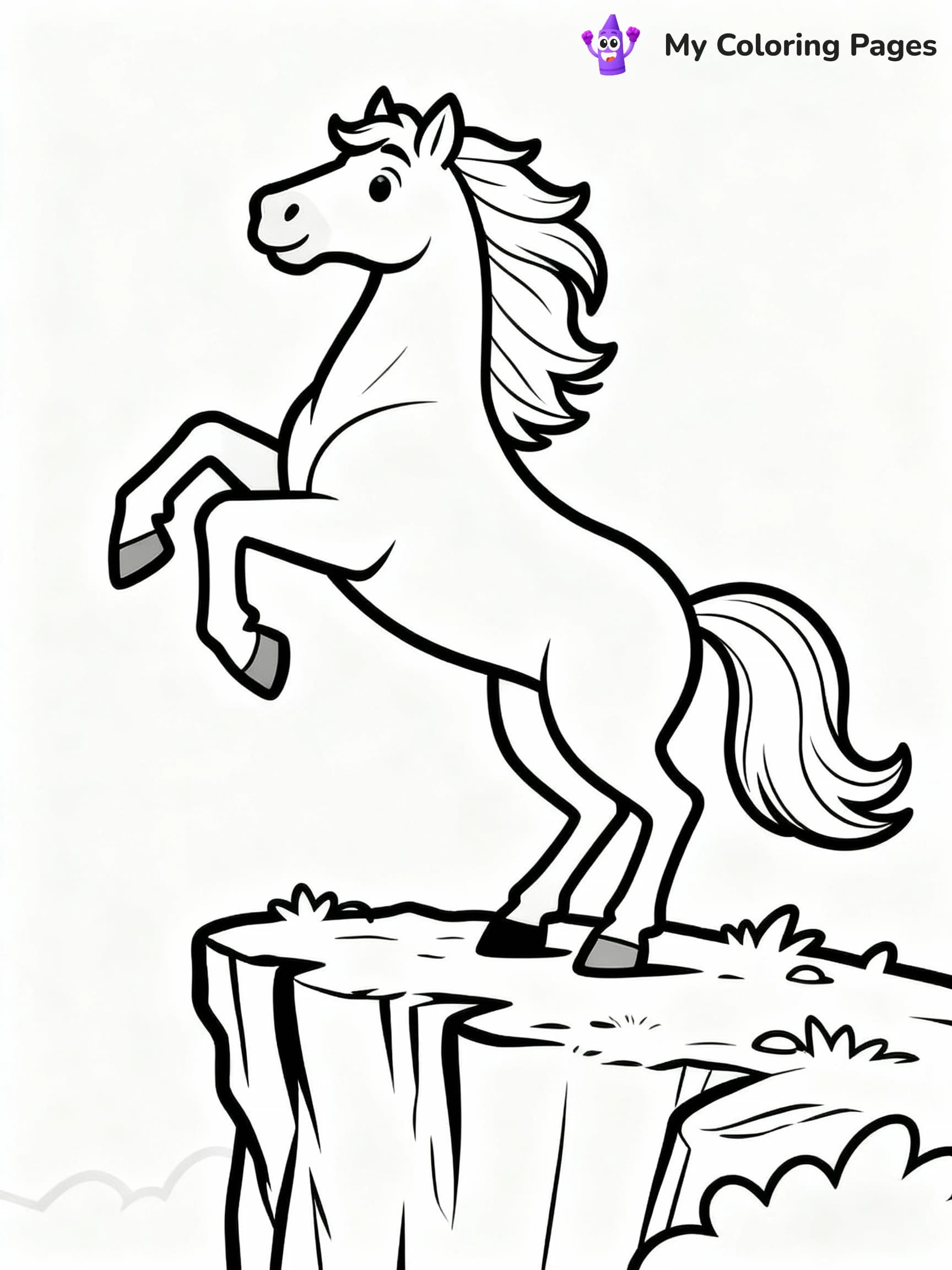 Horse Coloring Pages - 15