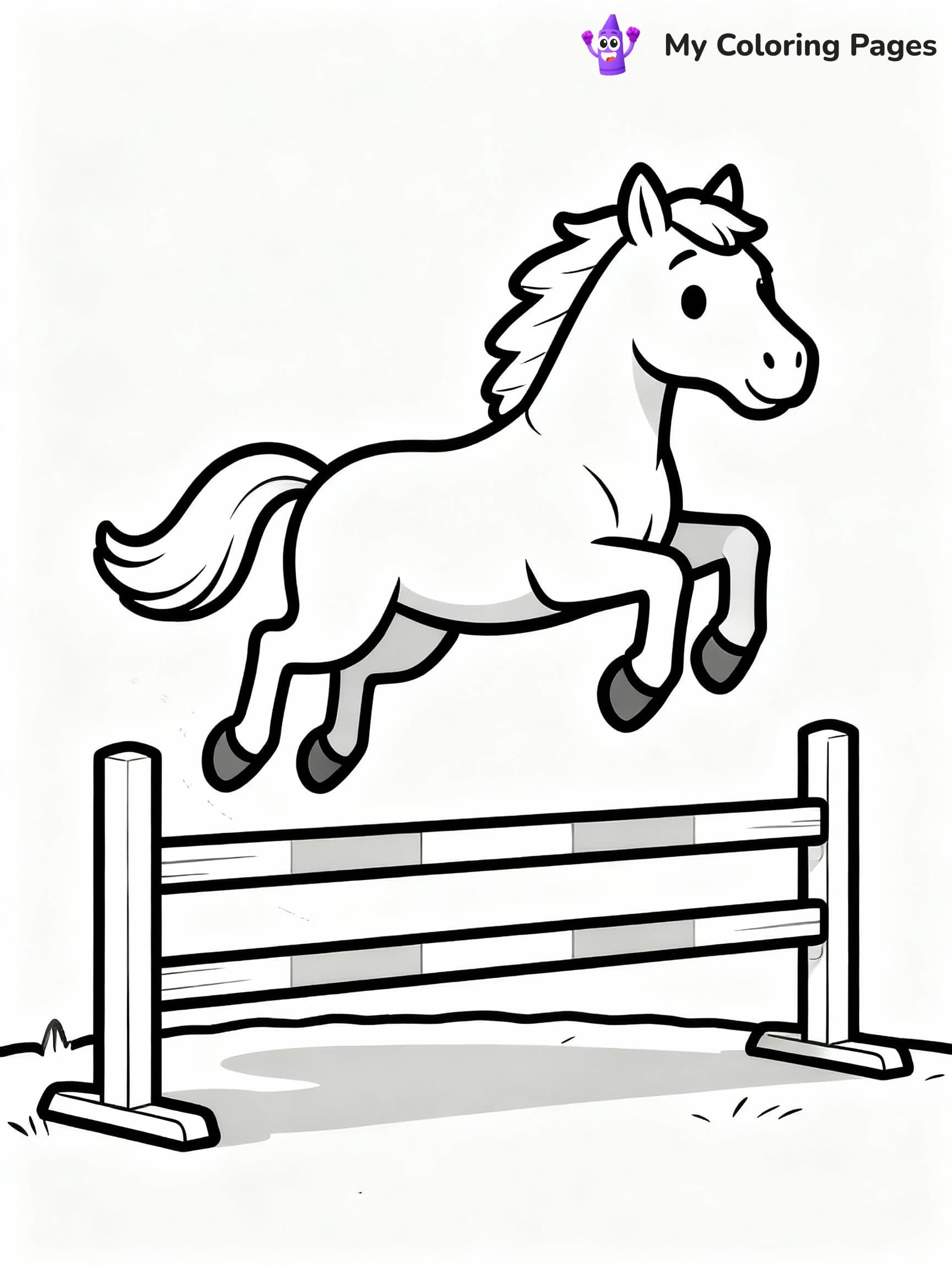 Horse Coloring Pages - 12