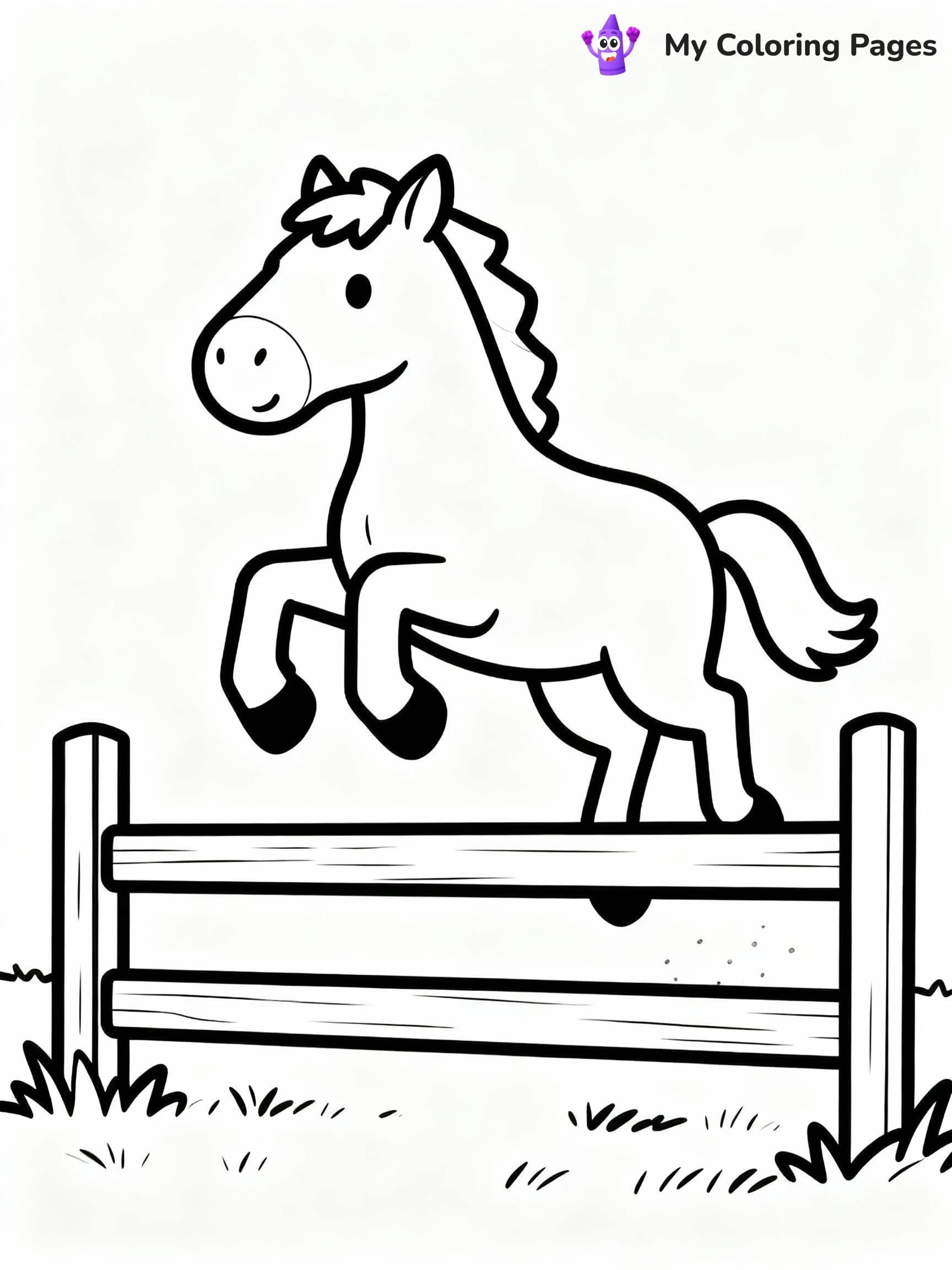 Horse Coloring Pages - 11