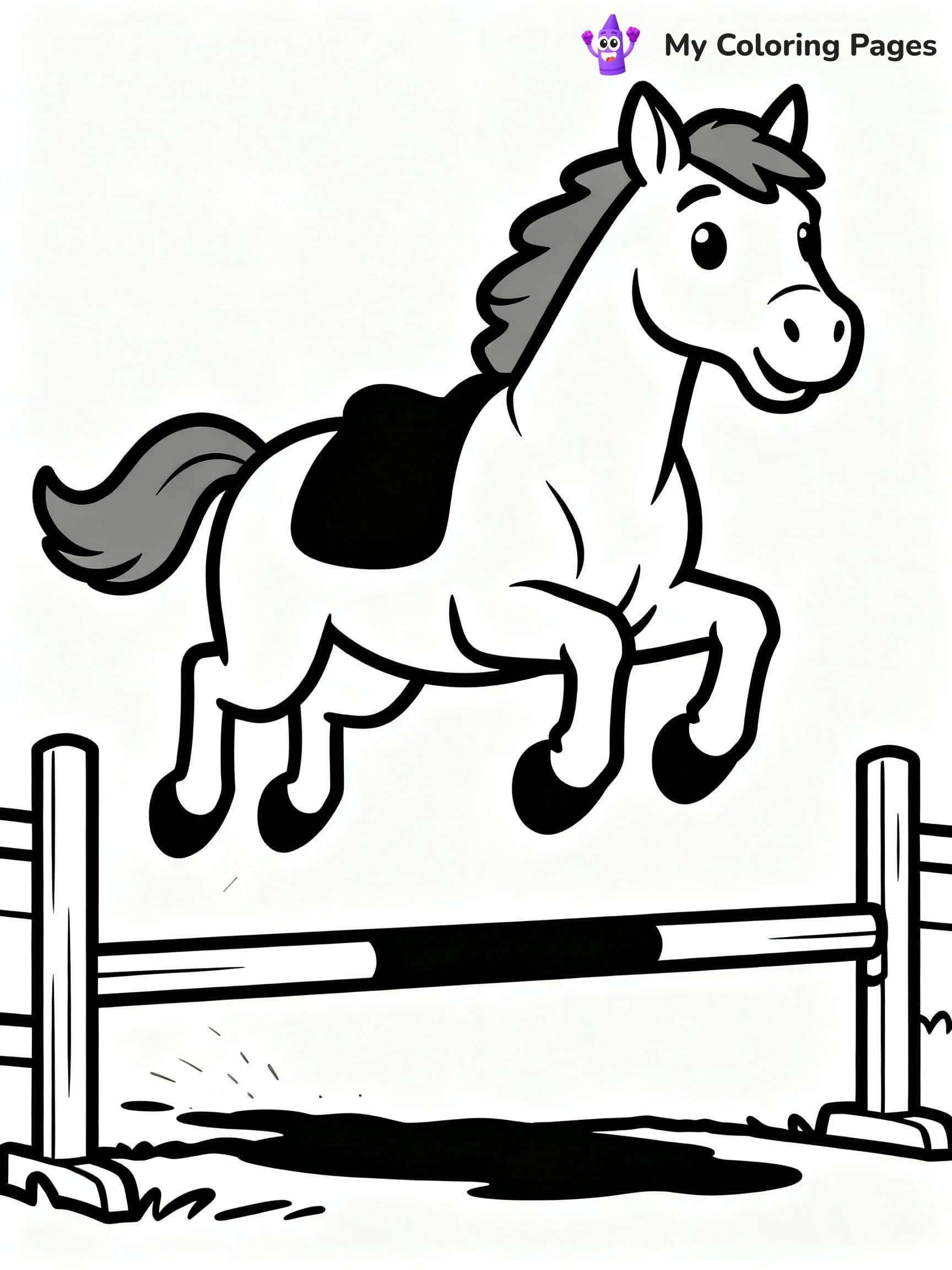 Horse Coloring Pages - 10