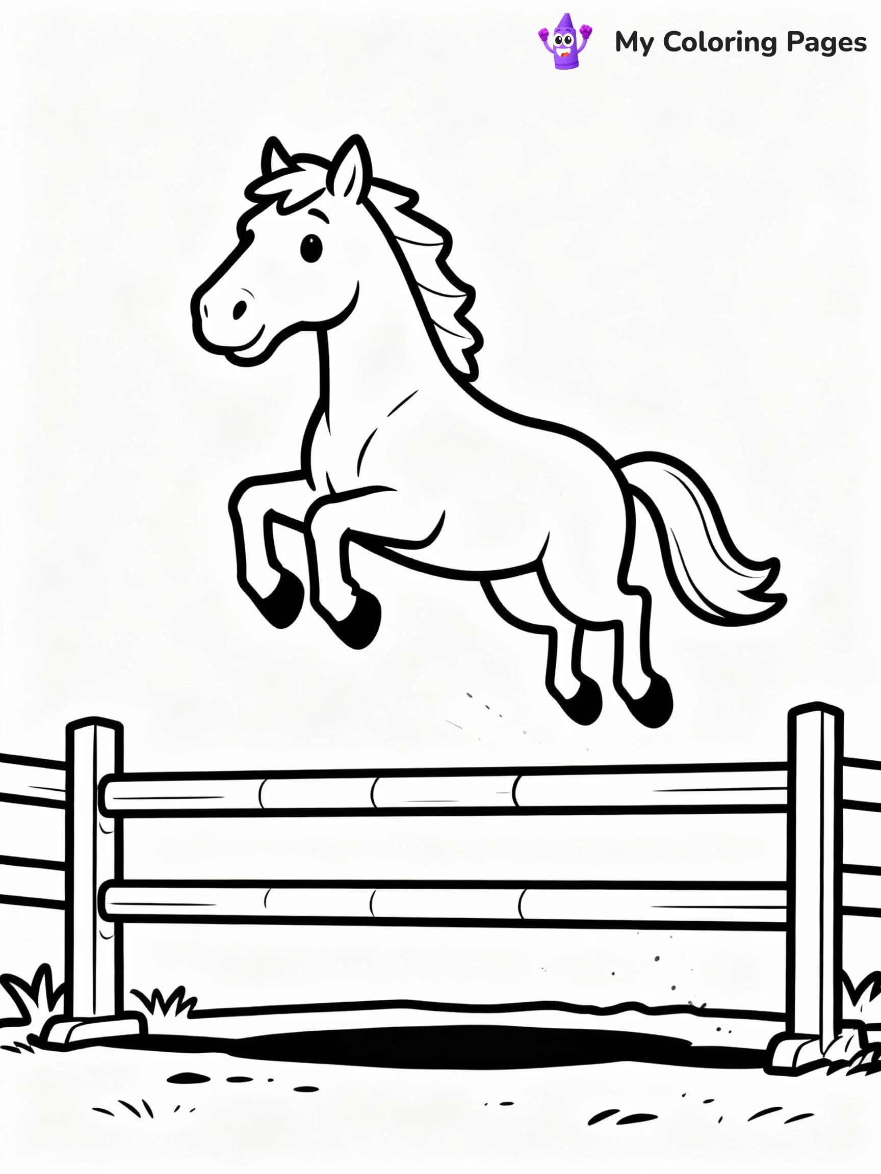 Horse Coloring Pages - 9