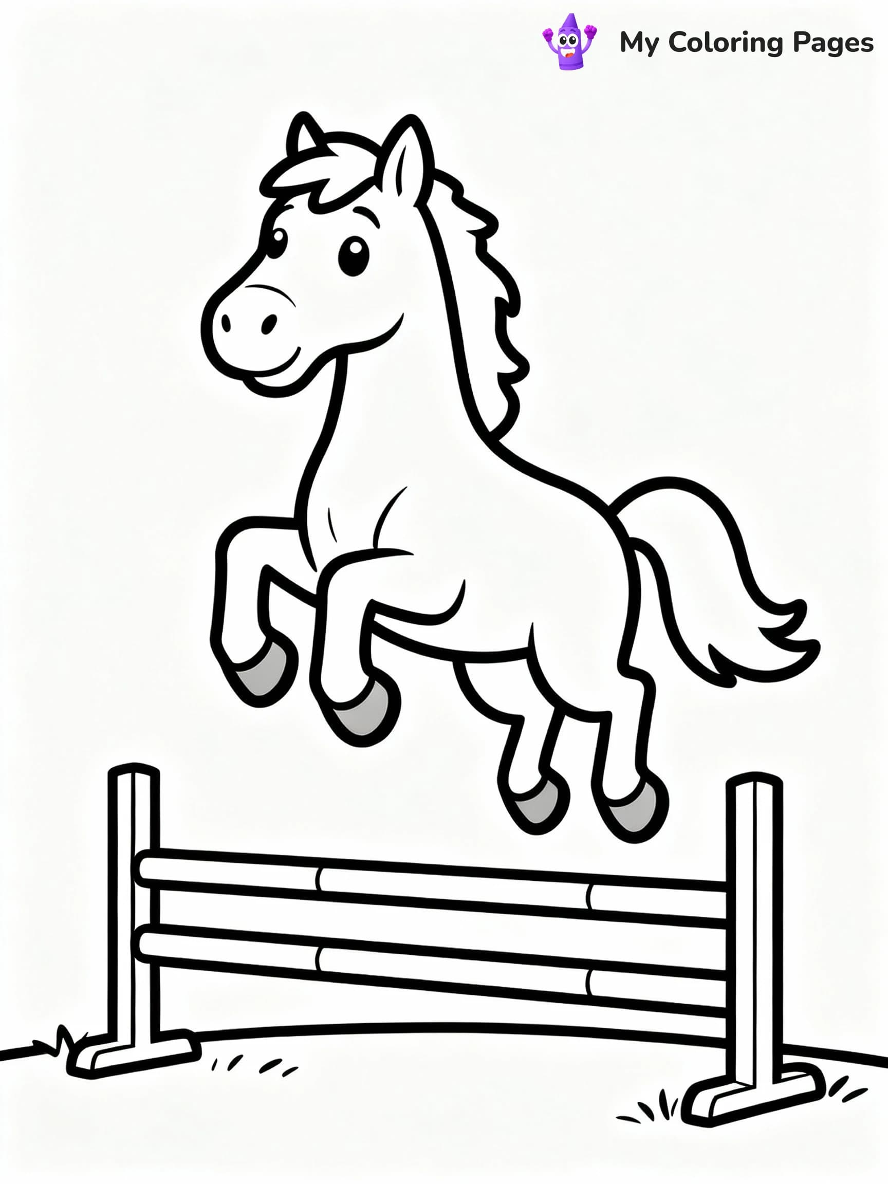 Horse Coloring Pages - 6